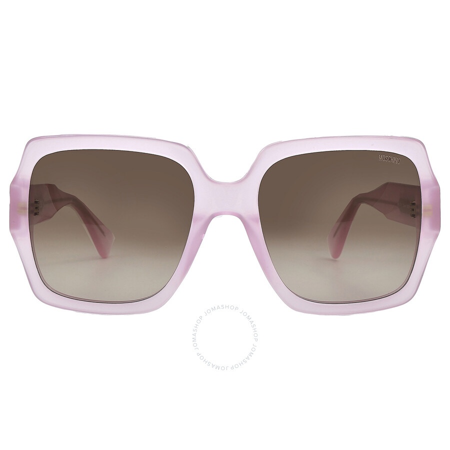 Moschino Brown Gradient Square Ladies Sunglasses MOS127/S 035J/HA 56 - 1