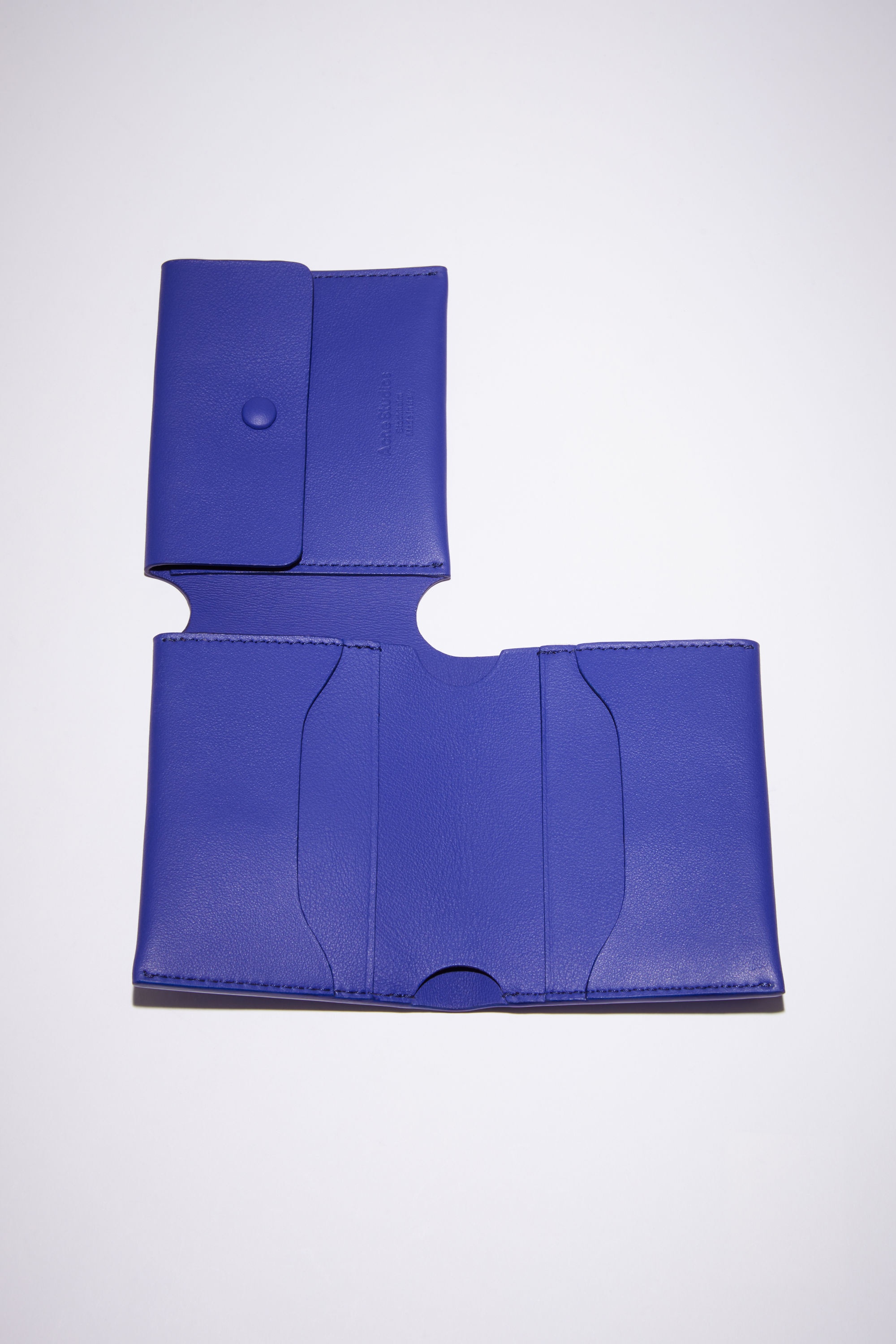 FOLDED CARD HOLDER - Blue - 3