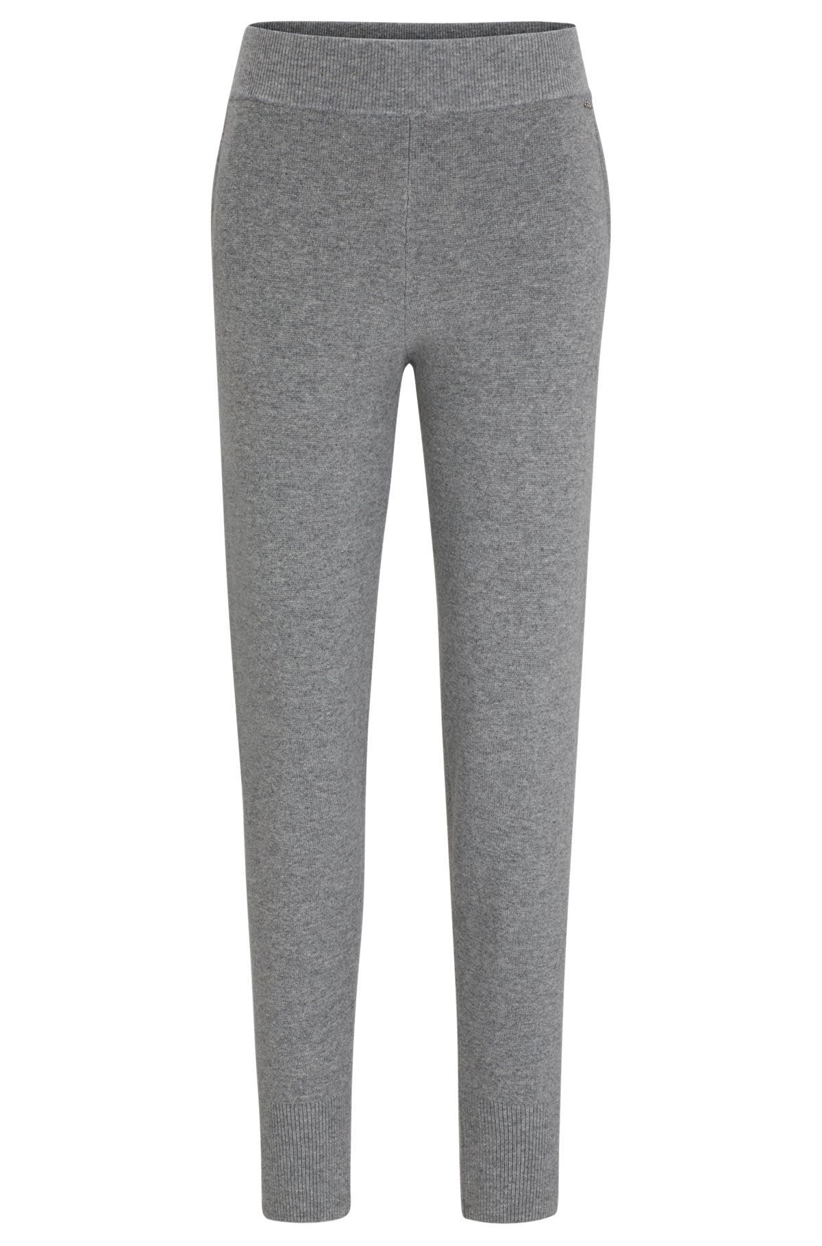 KNITTED TROUSERS IN WOOL AND CASHMERE - 1