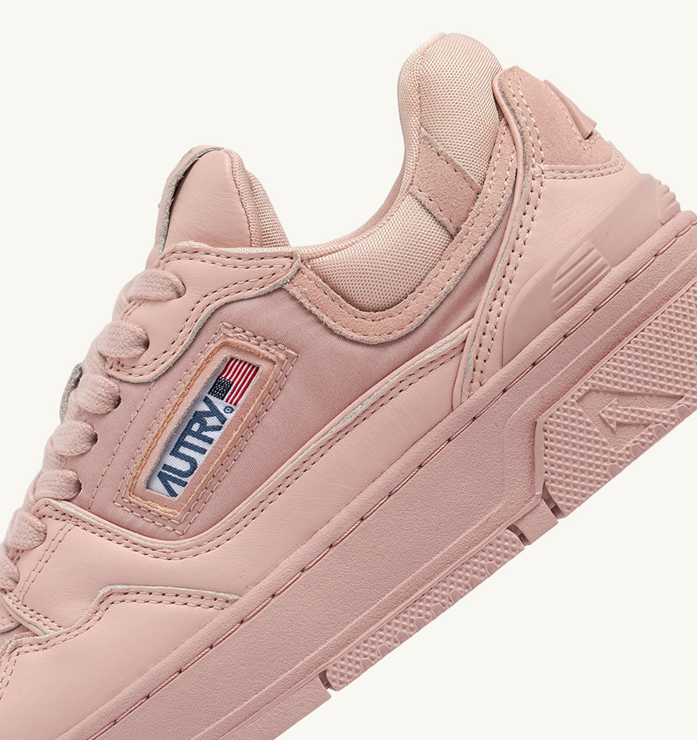 CLC LOW SNEAKERS IN PEACH WHIP LEATHER - 6