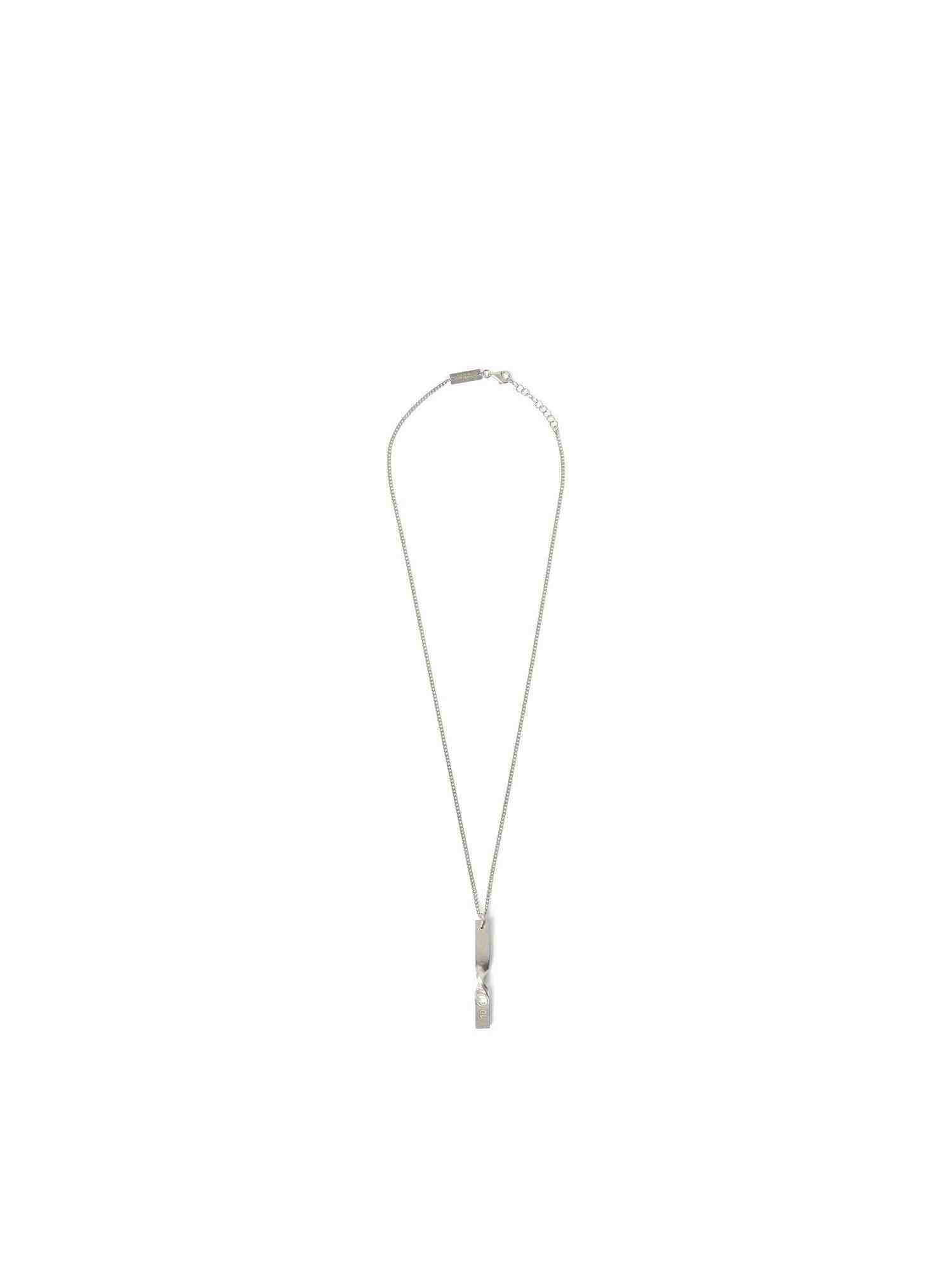Twist Necklace in Palladio Semi Polished Plating - 1