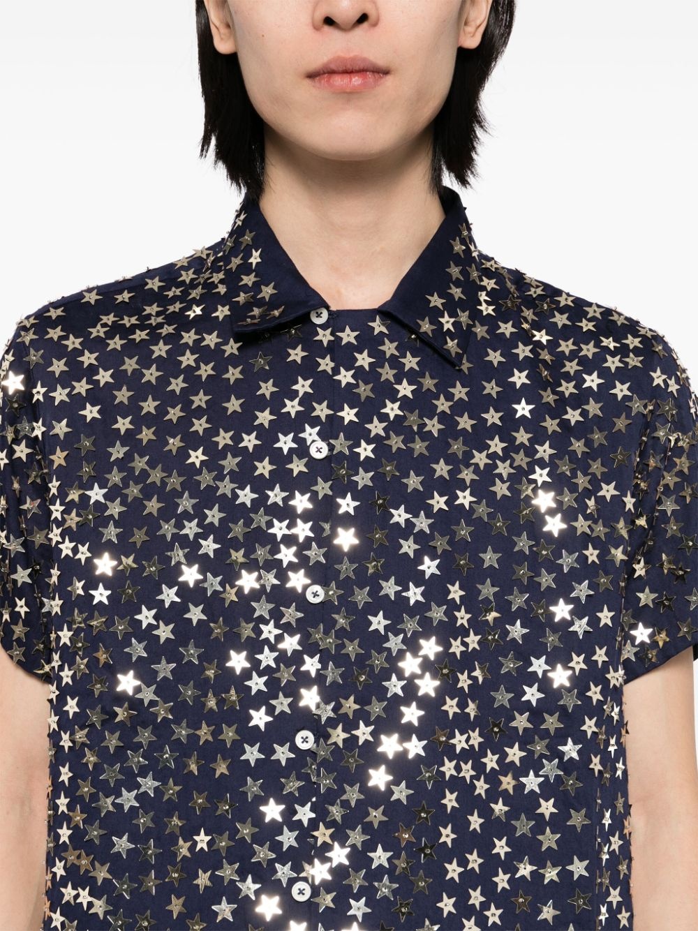 sequin spangled shirt - 5