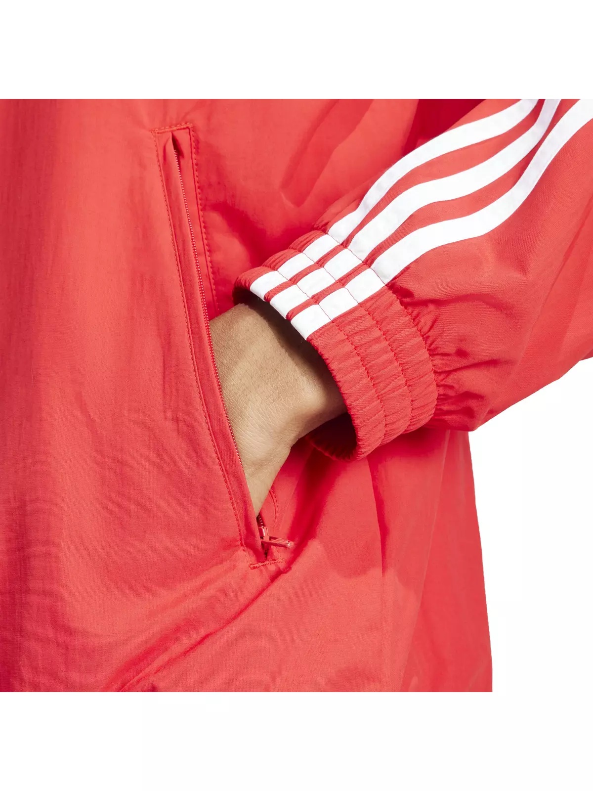 Originals Men's Adicolor Woven Firebird Track Top -Red - 4