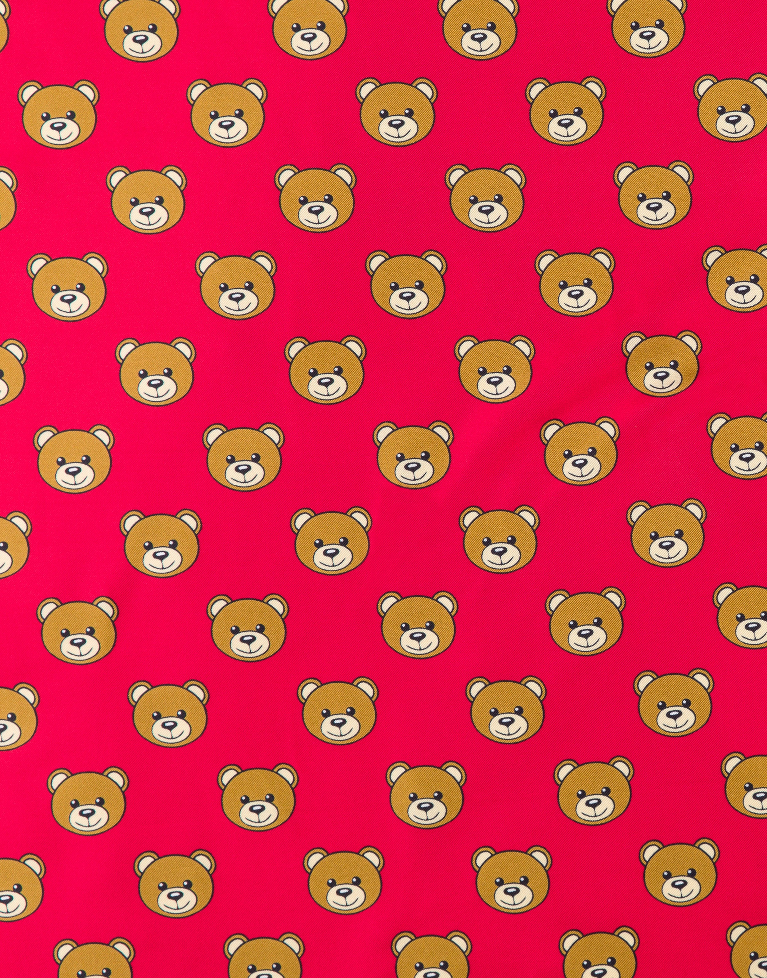 ALL-OVER TEDDY BEAR SILK SCARF - 3