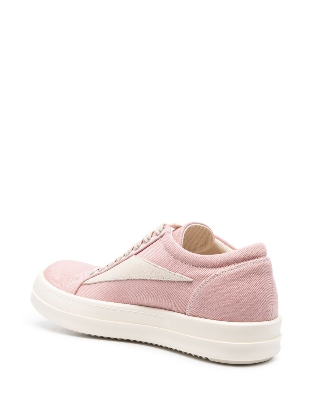 low-top suede sneakers - 3