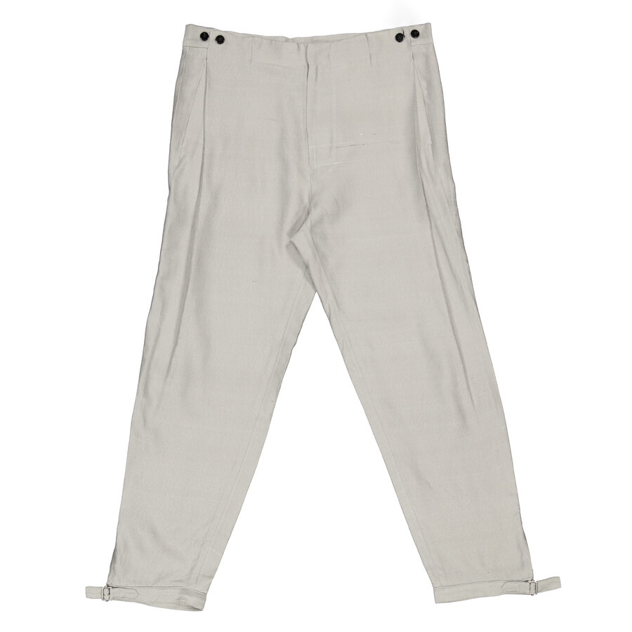 Emporio Armani Silver Pants - 4