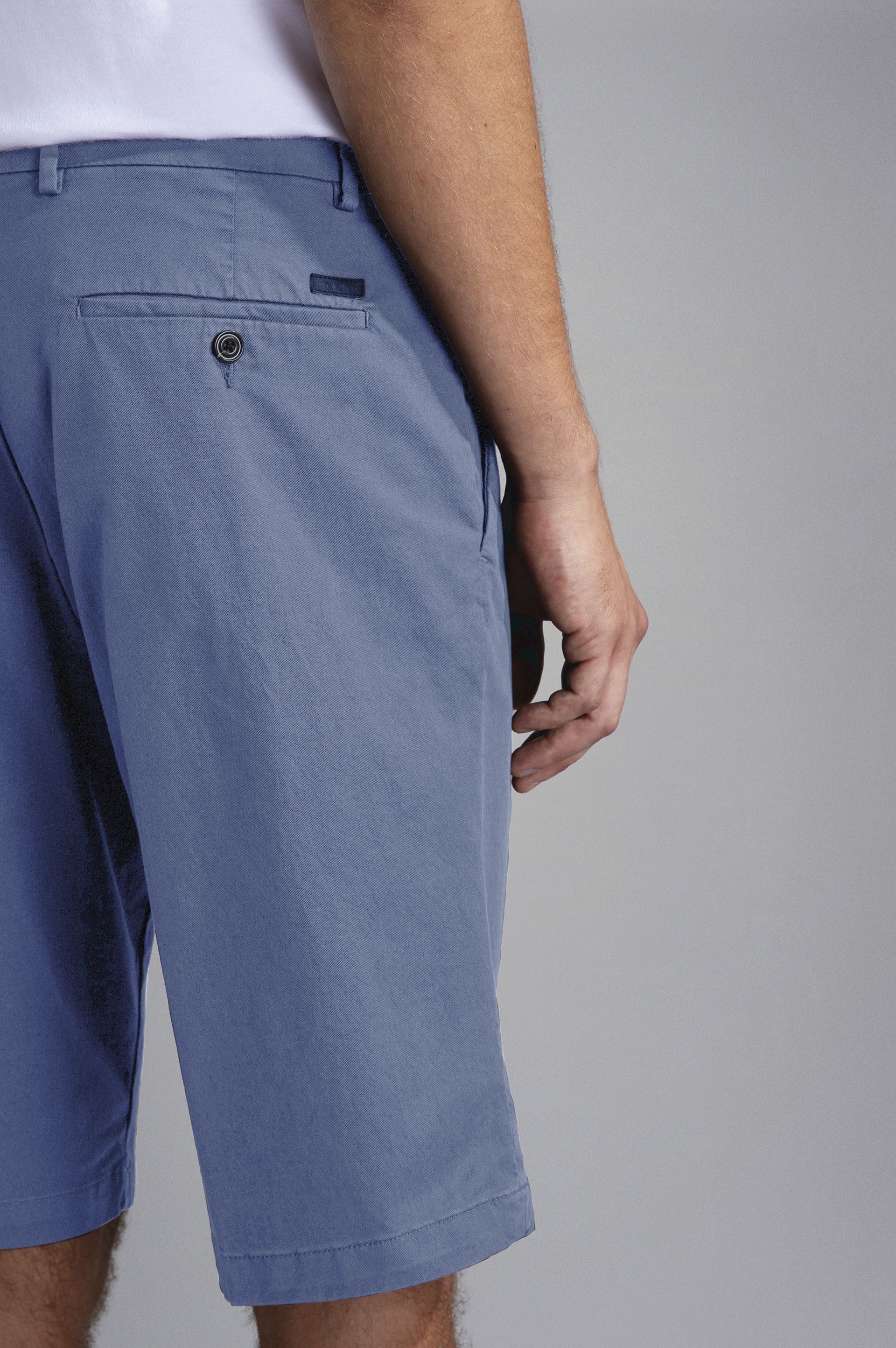 COTTON STRETCH BERMUDA SHORTS - 4