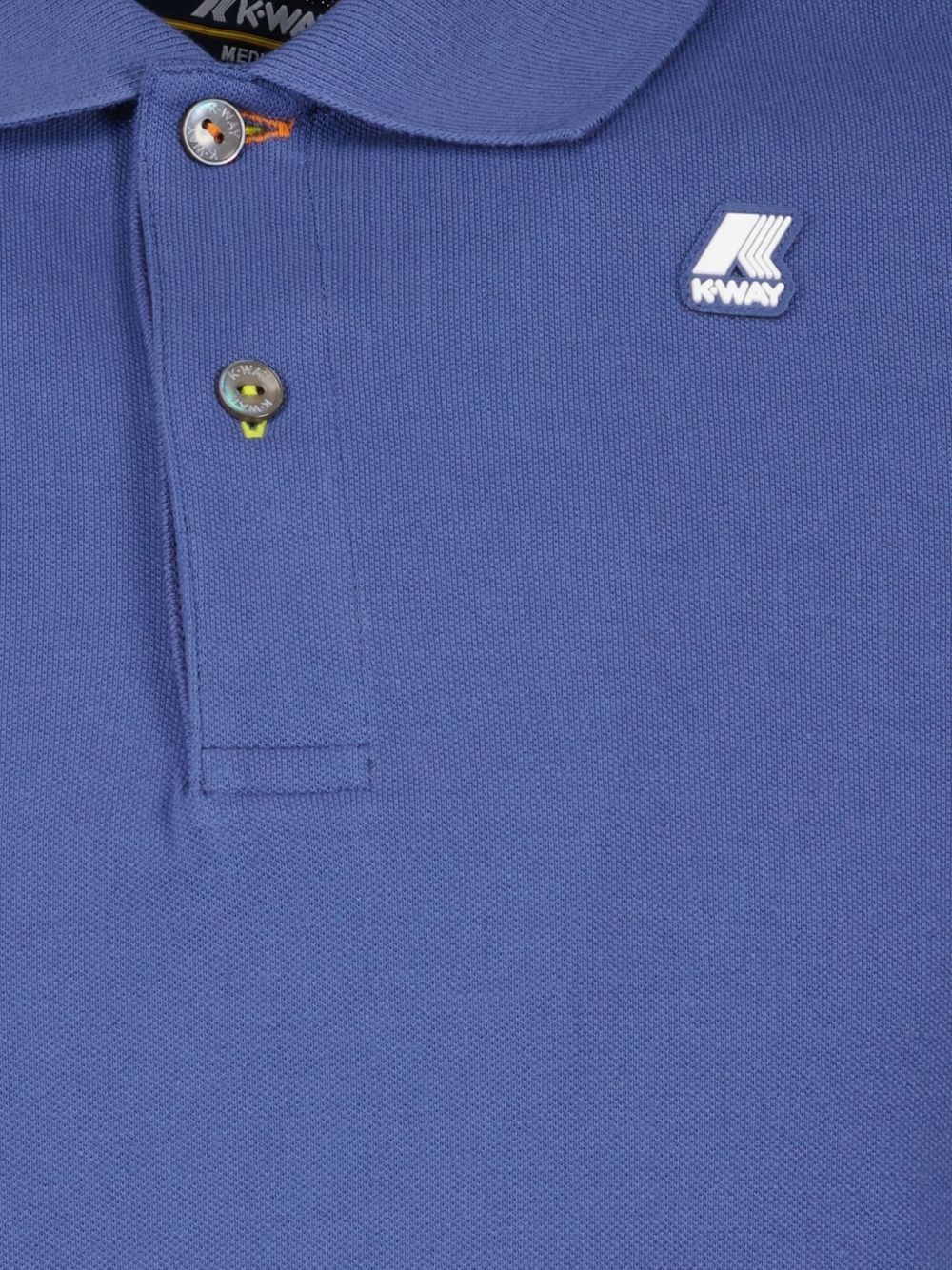 logo-patch polo shirt - 3