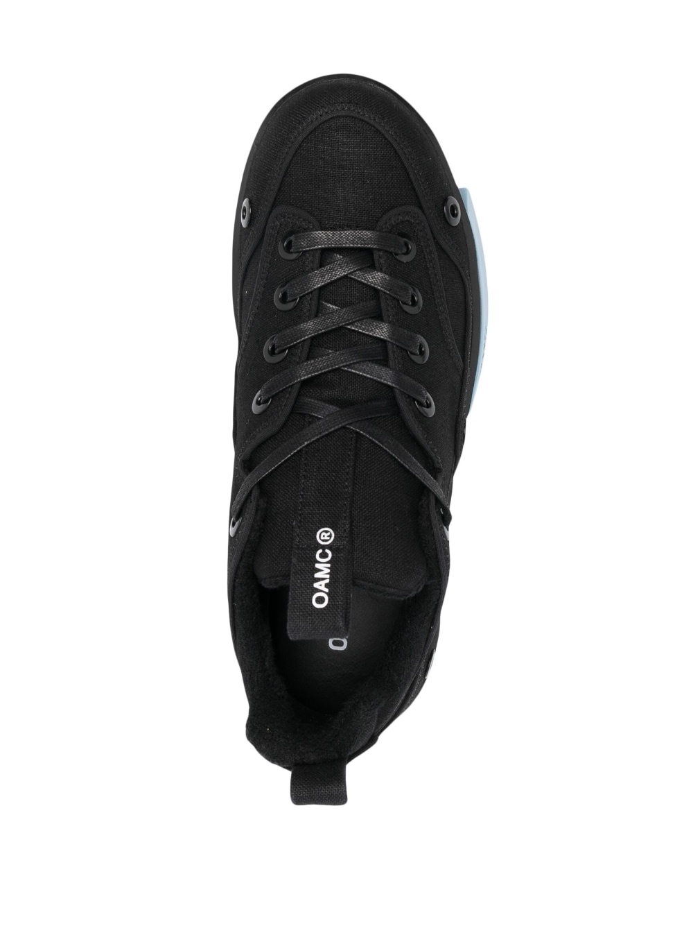 logo-print tongue sneakers - 4