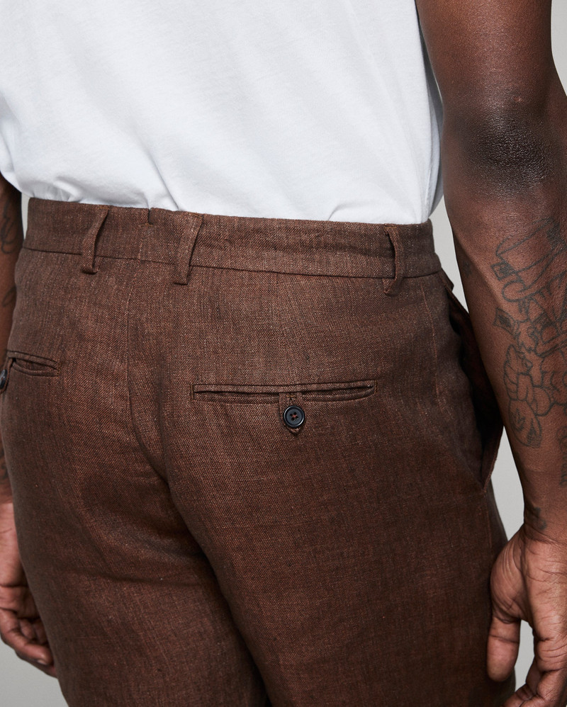 Linen Flat Front Trouser 6