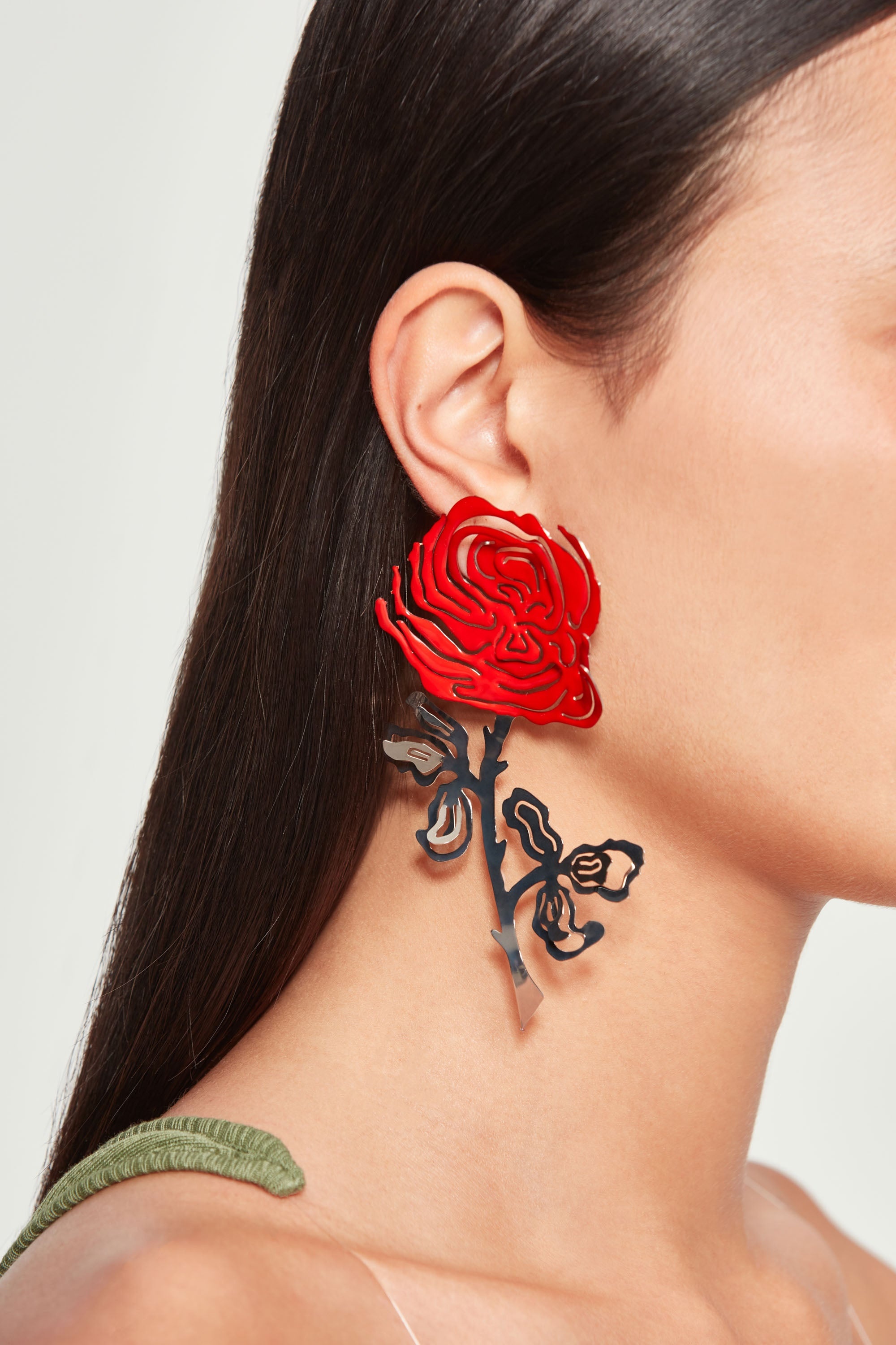 Rose Earrings - 2