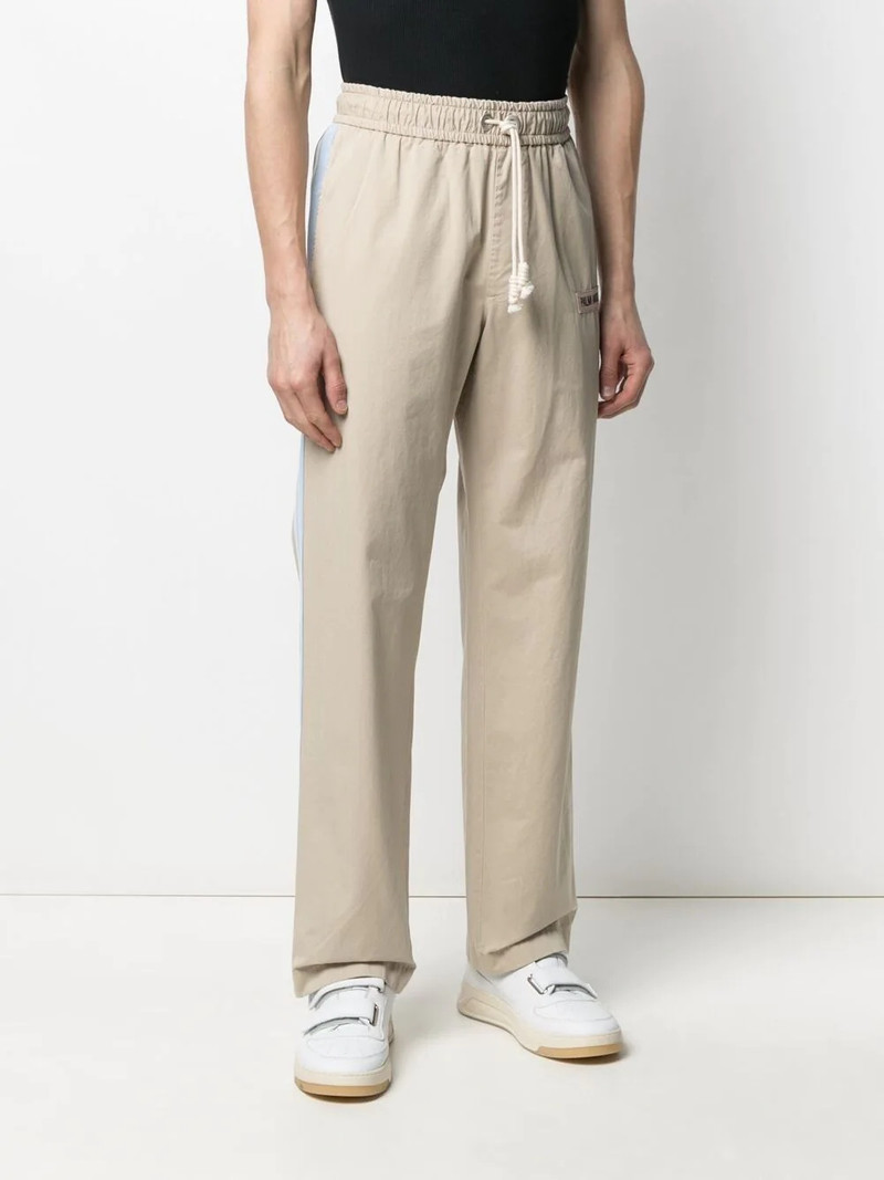 side-stripe straight-leg trousers 3