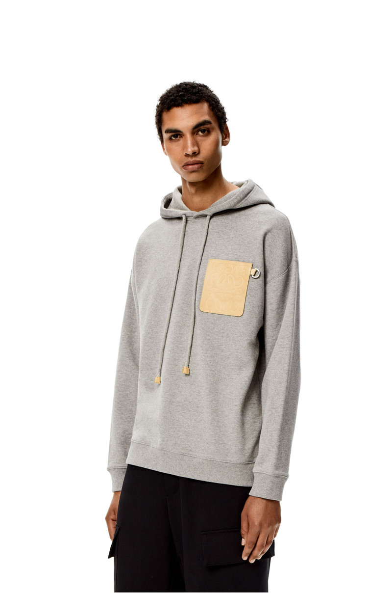 Relaxed fit hoodie in cotton 3