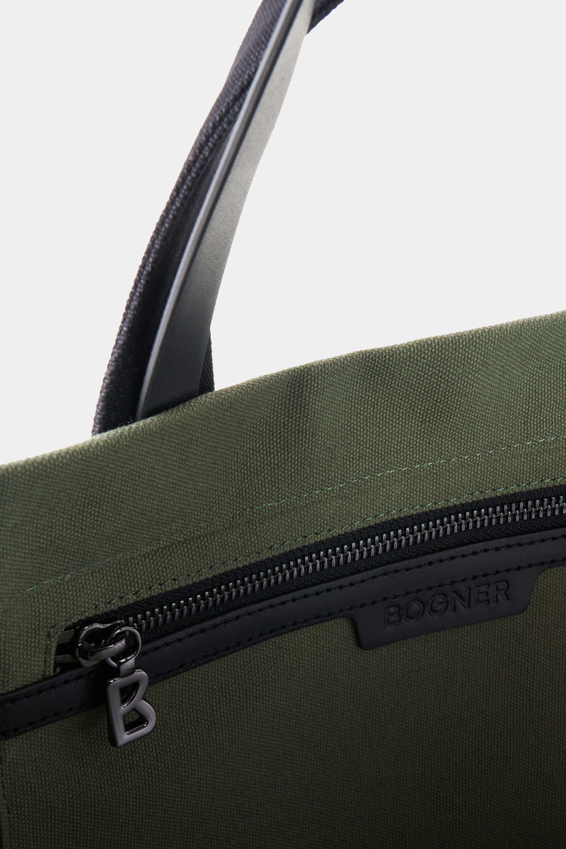 Totebag Curio Ambre in Olive green 6