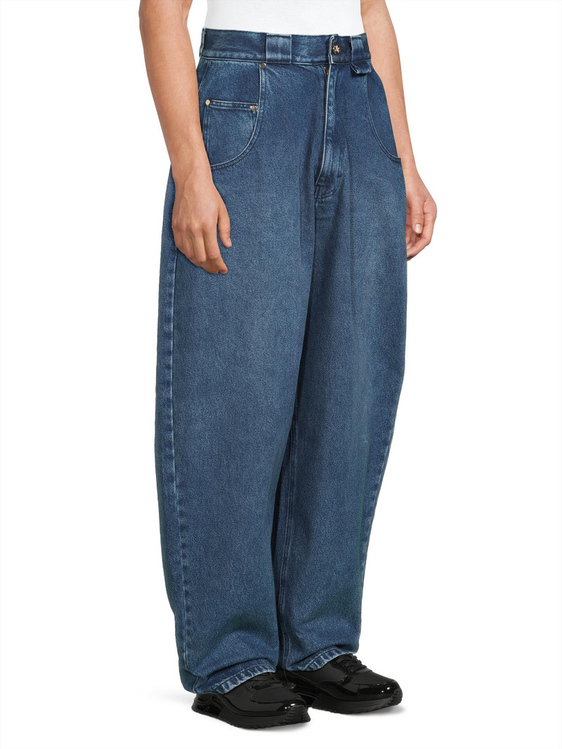 Men's Bad Boy Barrel Jeans - Washed Indigo 4