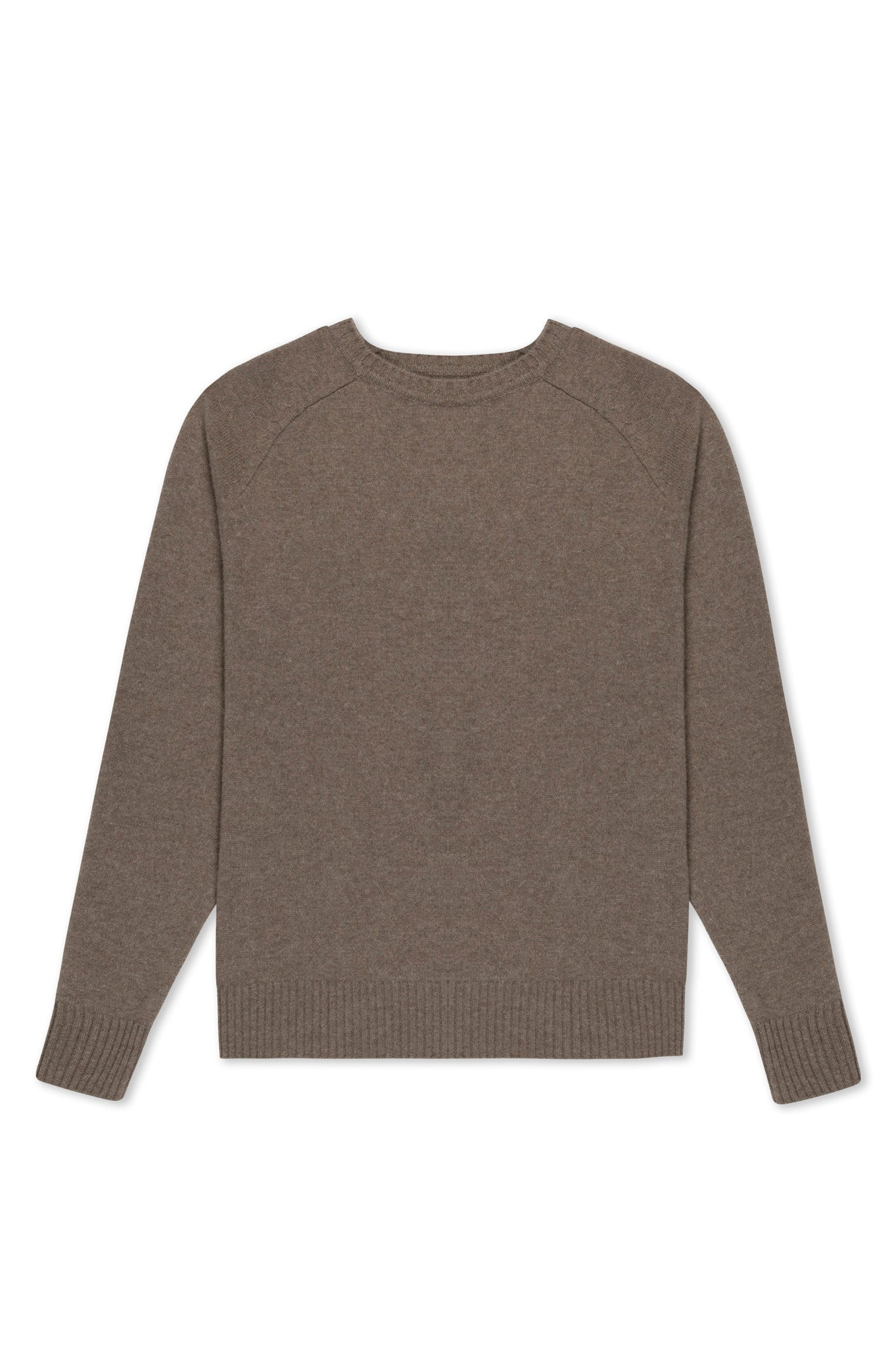 WALNUT CASHMERE BOYFRIEND SWEATER - 5