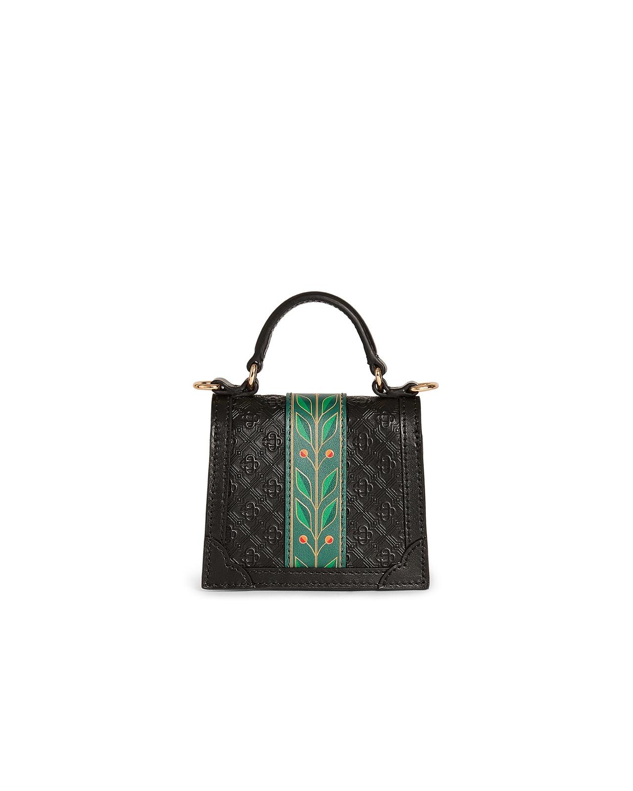 Black Laurel Micro Jeanne Bag | Casablanca Paris - 3