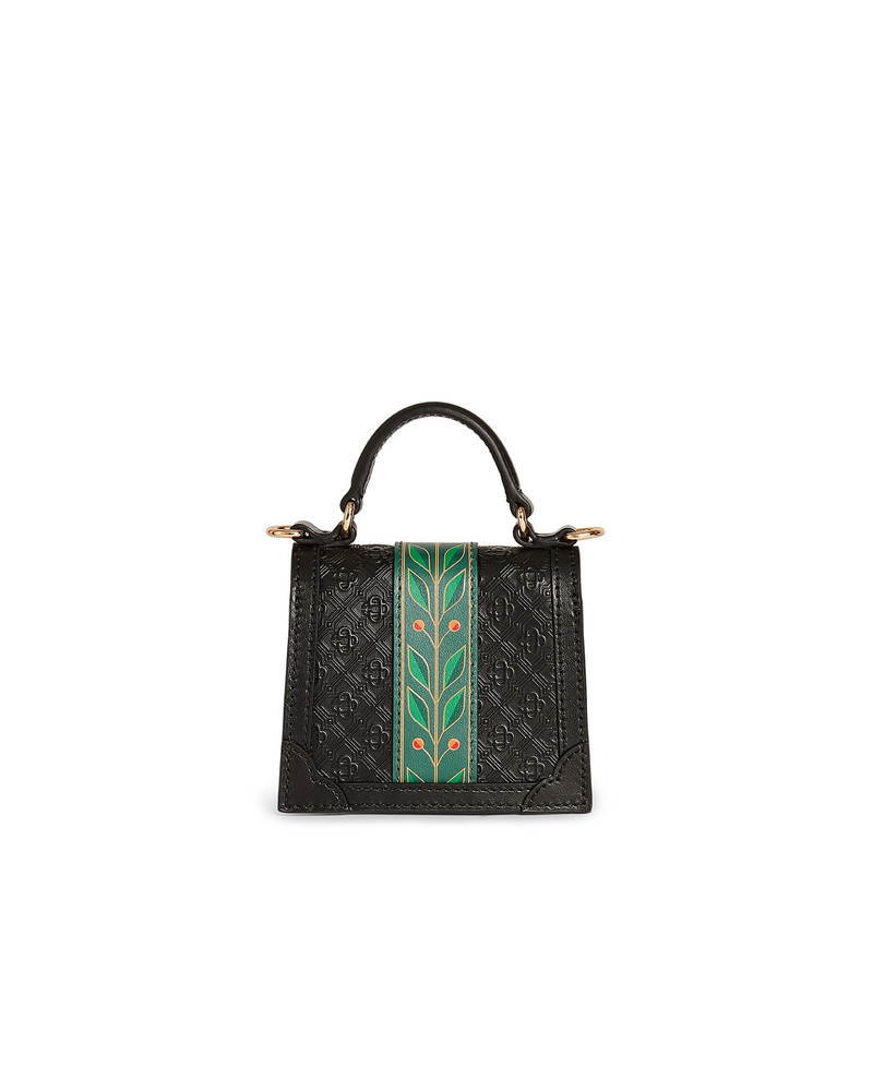 Black Laurel Micro Jeanne Bag | Casablanca Paris 3