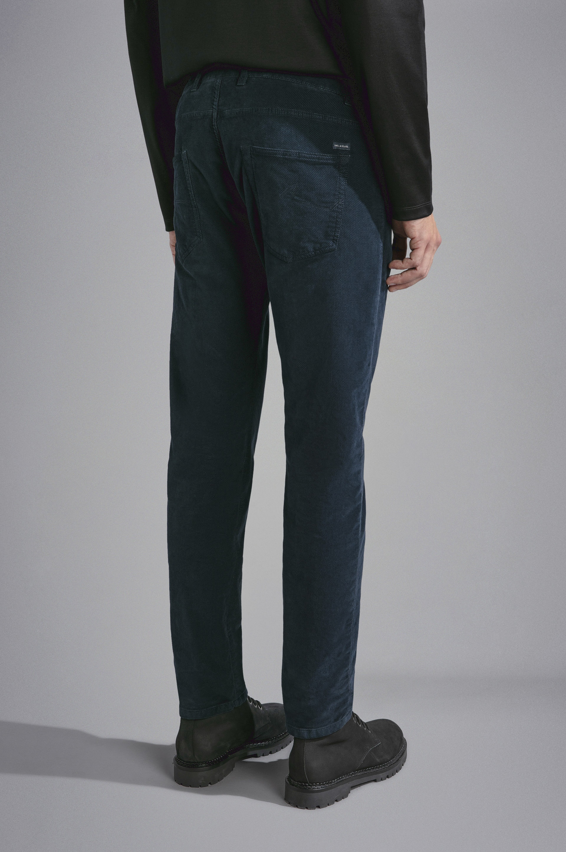 VELVET TWILL 5-POCKETS TROUSERS - 3