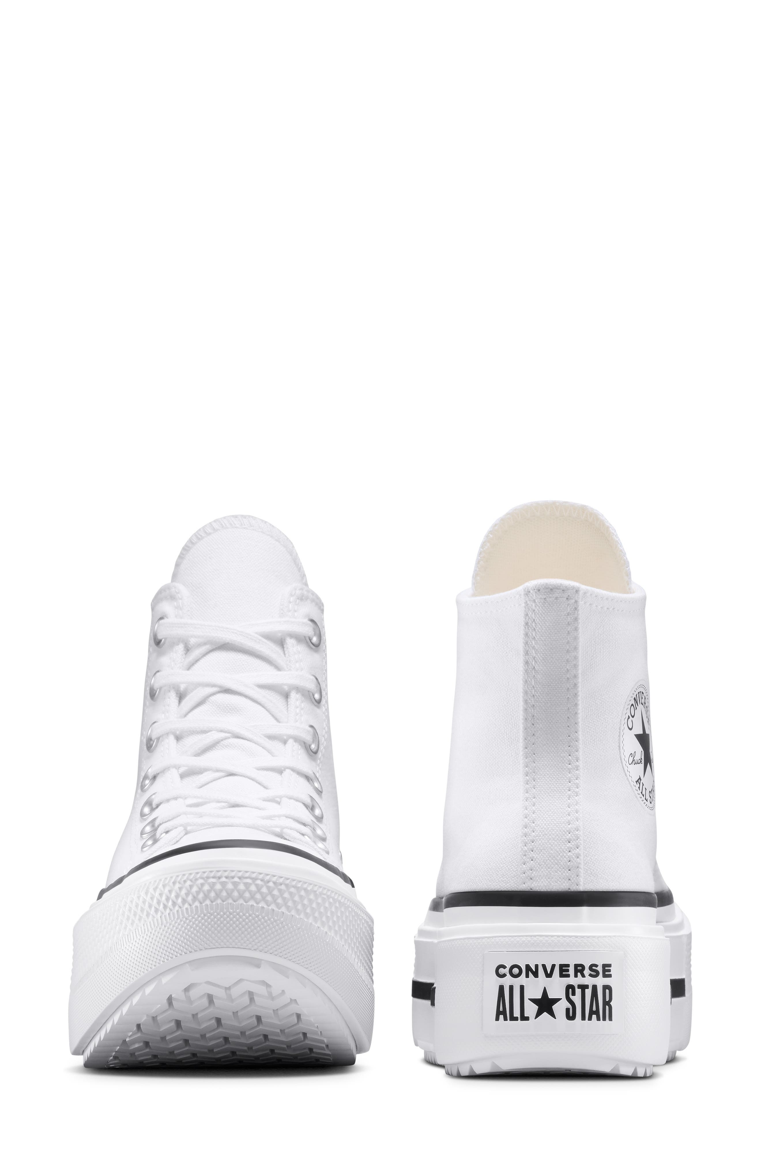Converse Gender Inclusive Chuck Taylor All Star Lift Double Stack High Top Platform Sneaker in White - 6