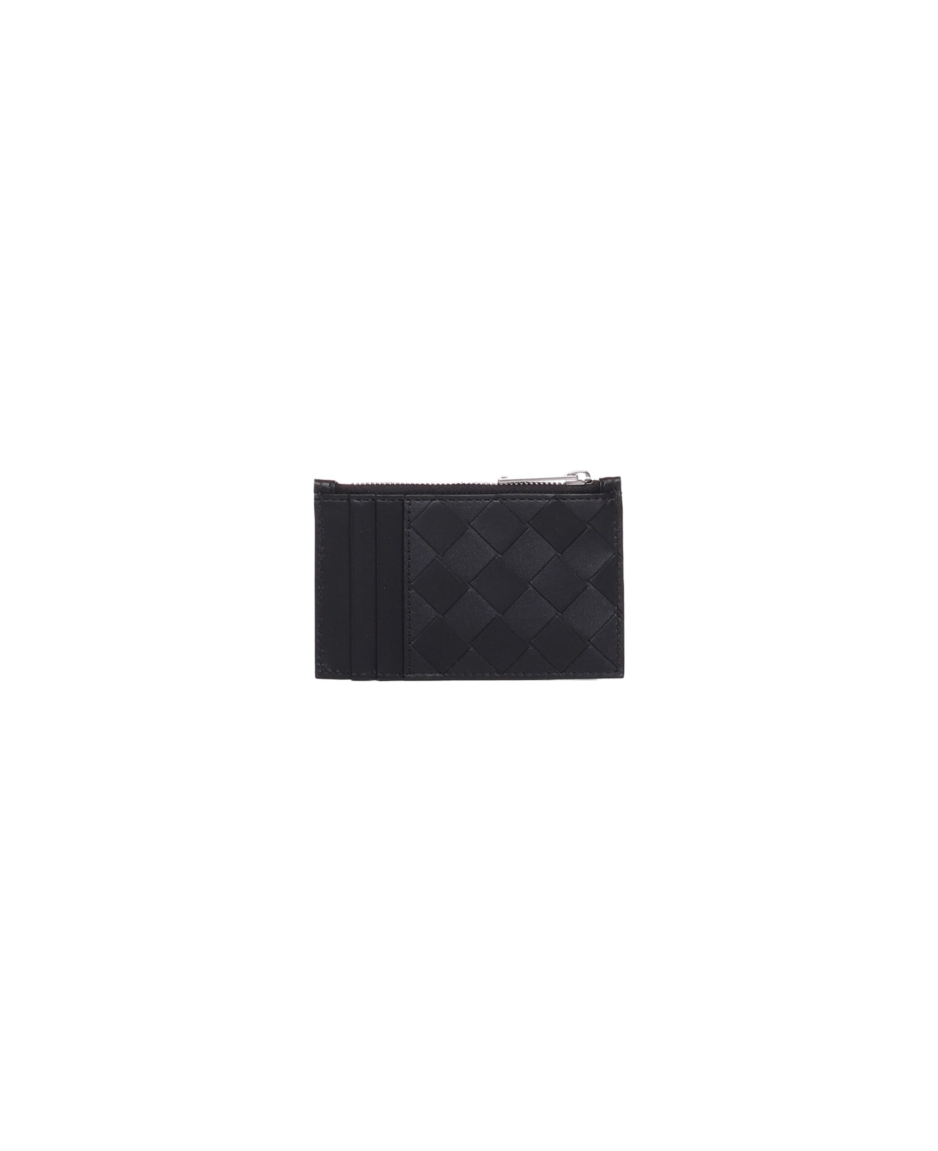 Black Leather Card Holder - 3