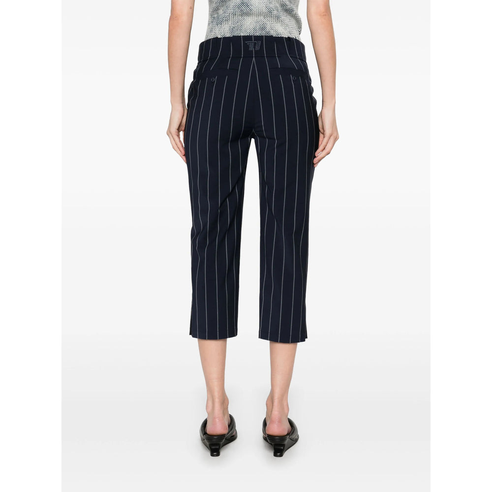 Alexander Wang Blue Trousers - Cropped Trousers Women - 2