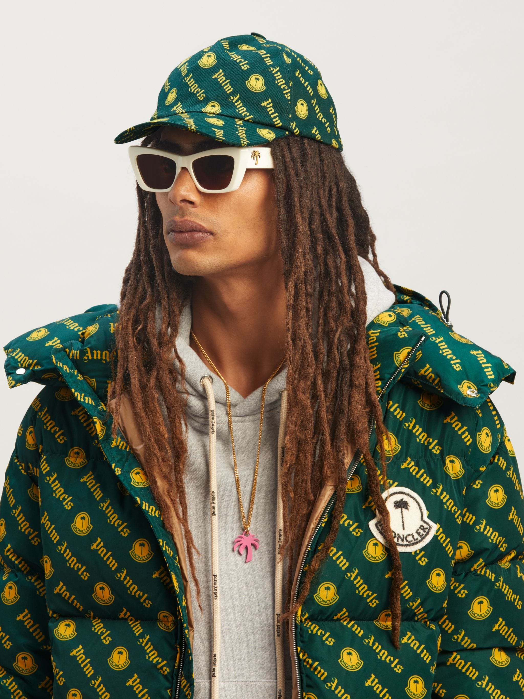 8 MONCLER PALM ANGELS BASEBALL CAP - 3