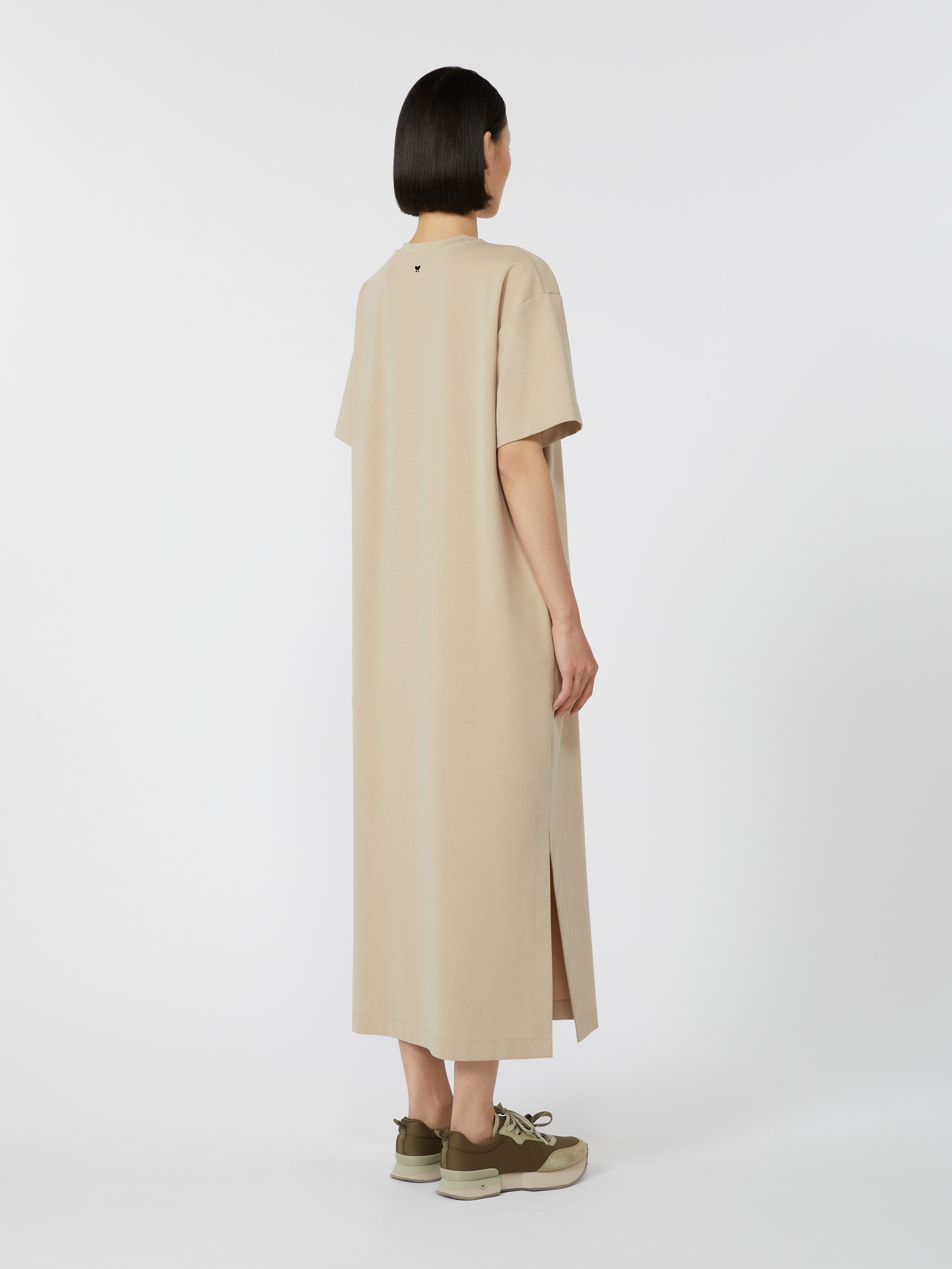ATHOS Milano-knit long jersey dress - 4