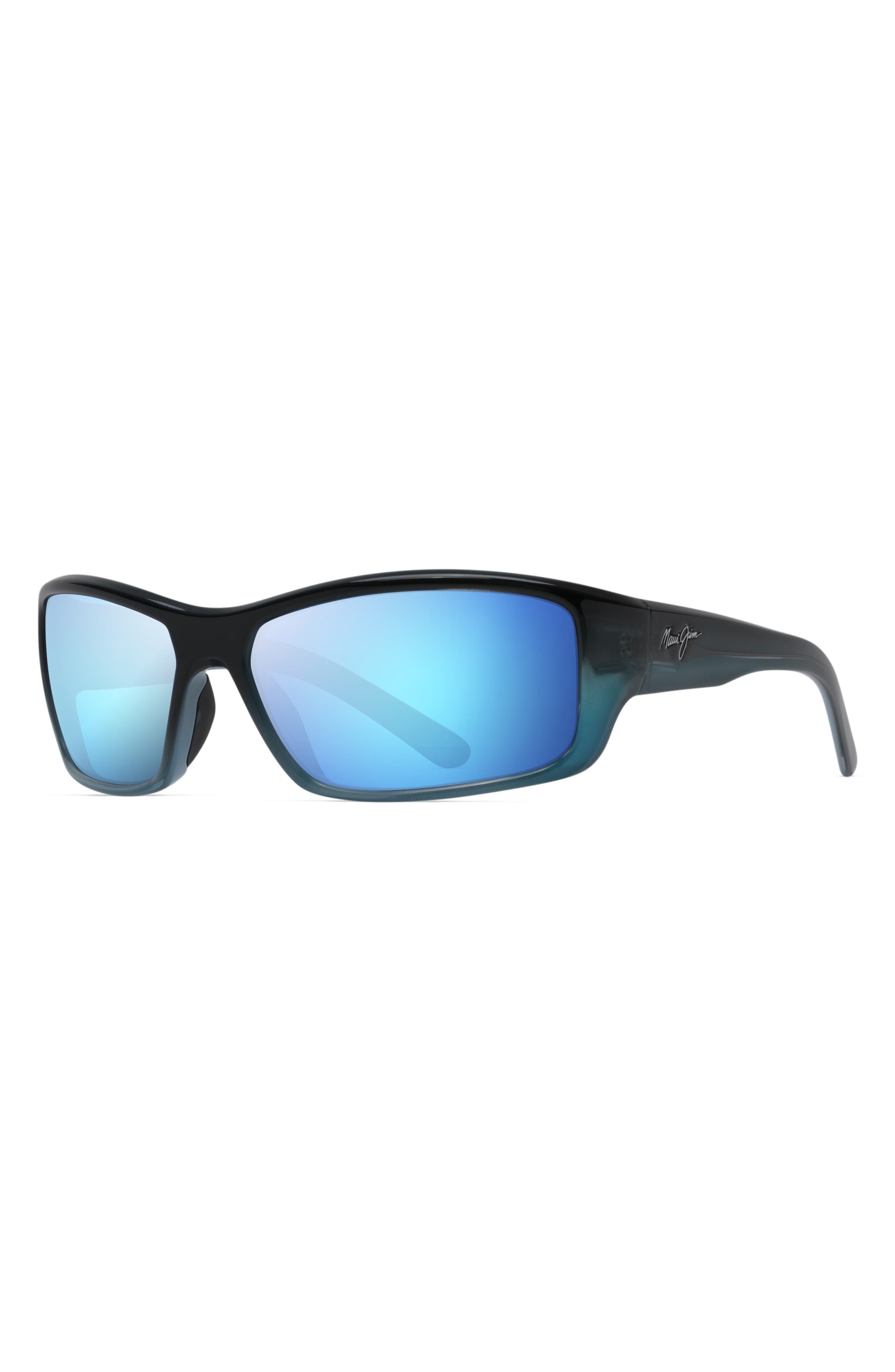 Maui Jim Barrier Reef 62mm Polarized Sunglasses in Blue Turquoise/Blue at Nordstrom - 2