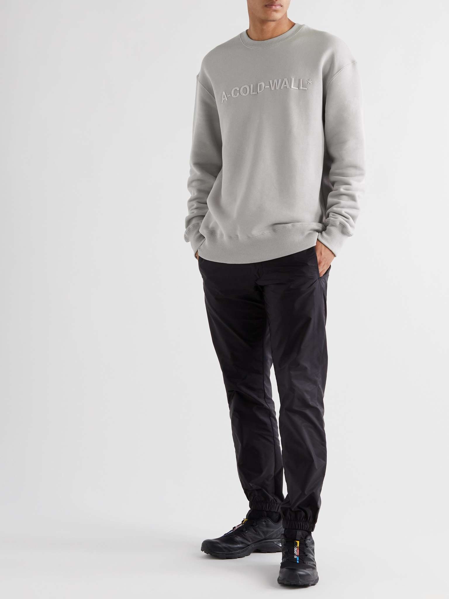 Logo-Embroidered Cotton-Jersey Sweatshirt - 2