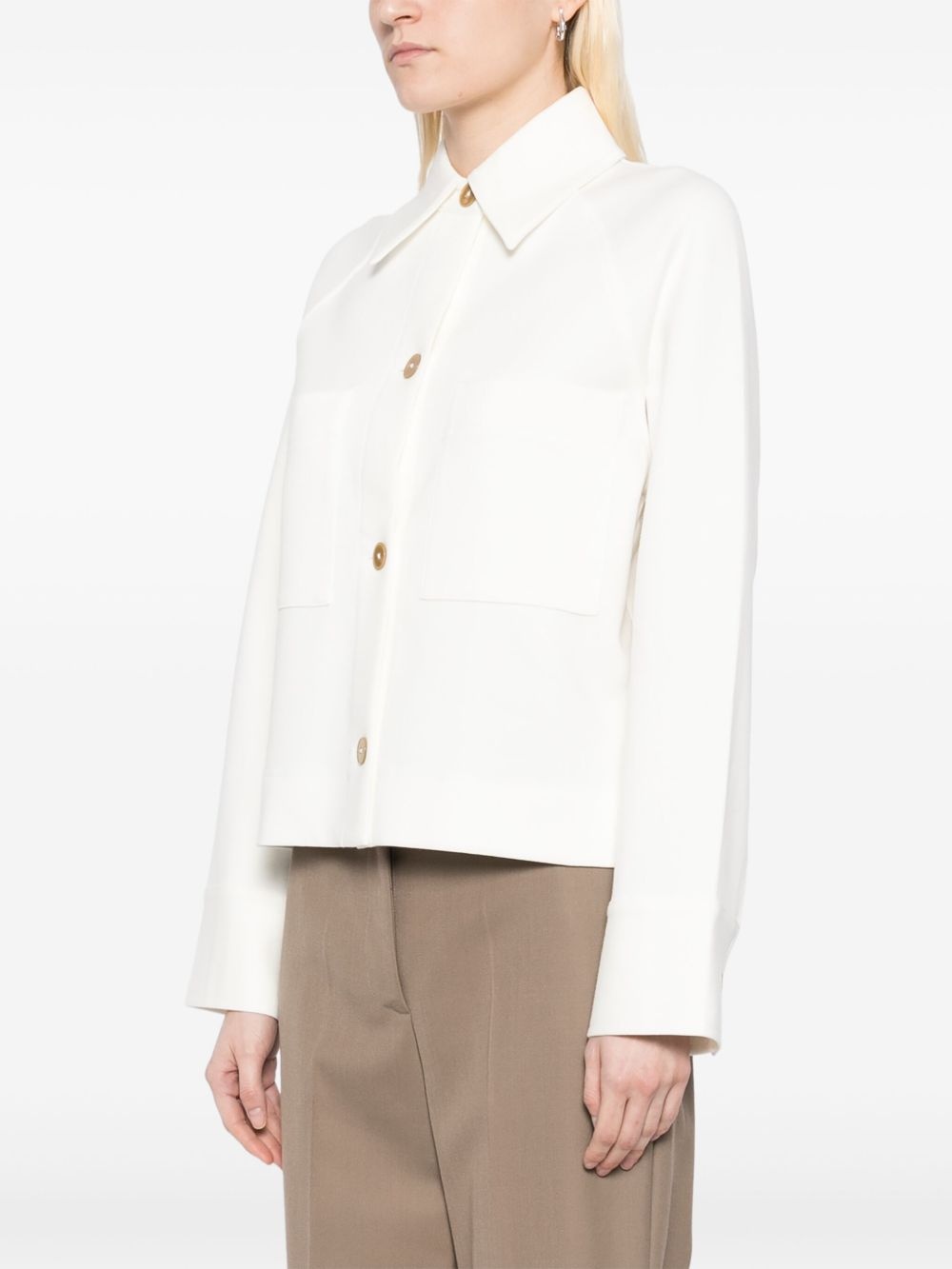 button-up shirt jacket - 3