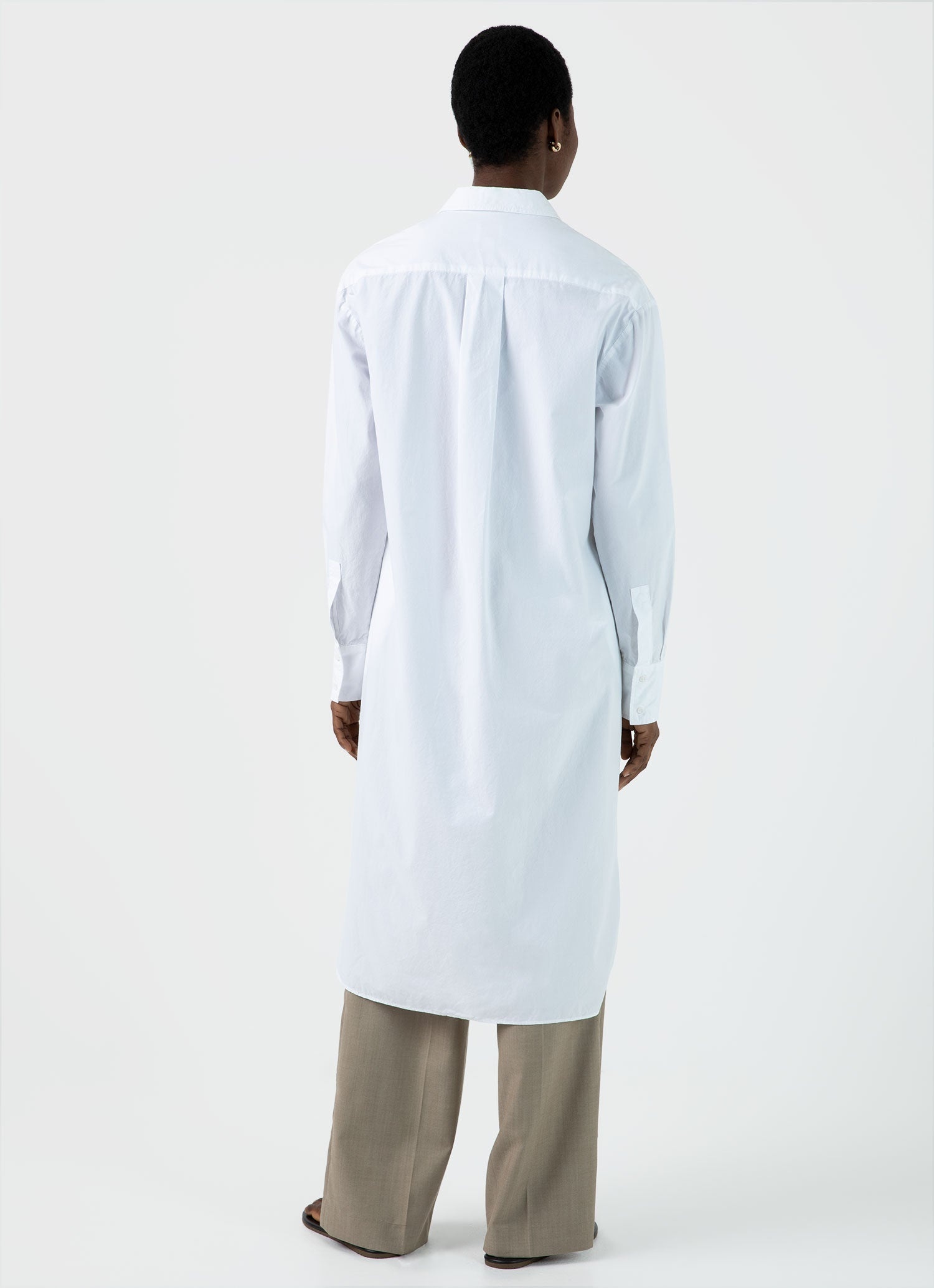 Cotton Poplin Shirt Dress - 4