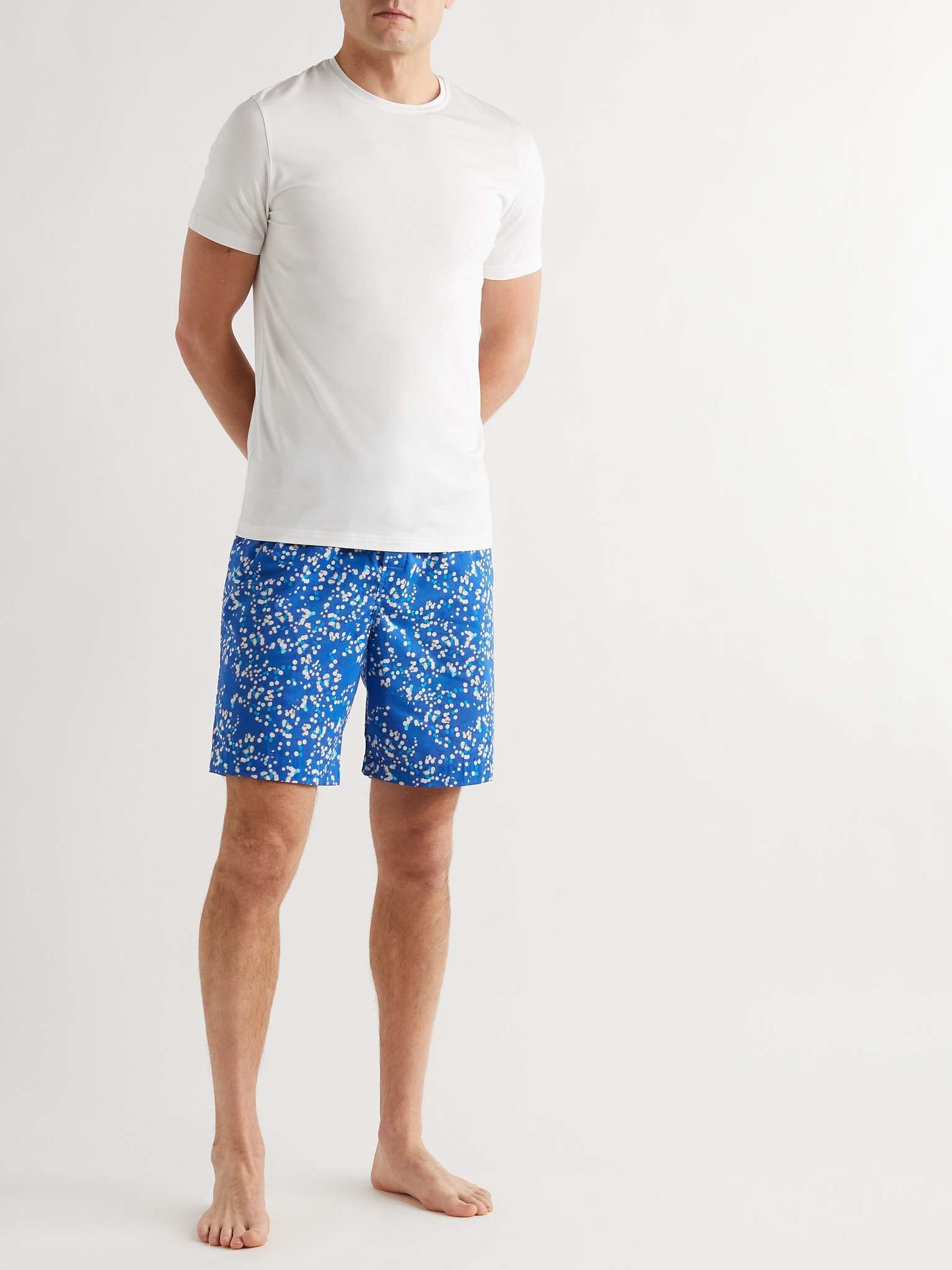 Printed Cotton Pyjama Shorts - 2