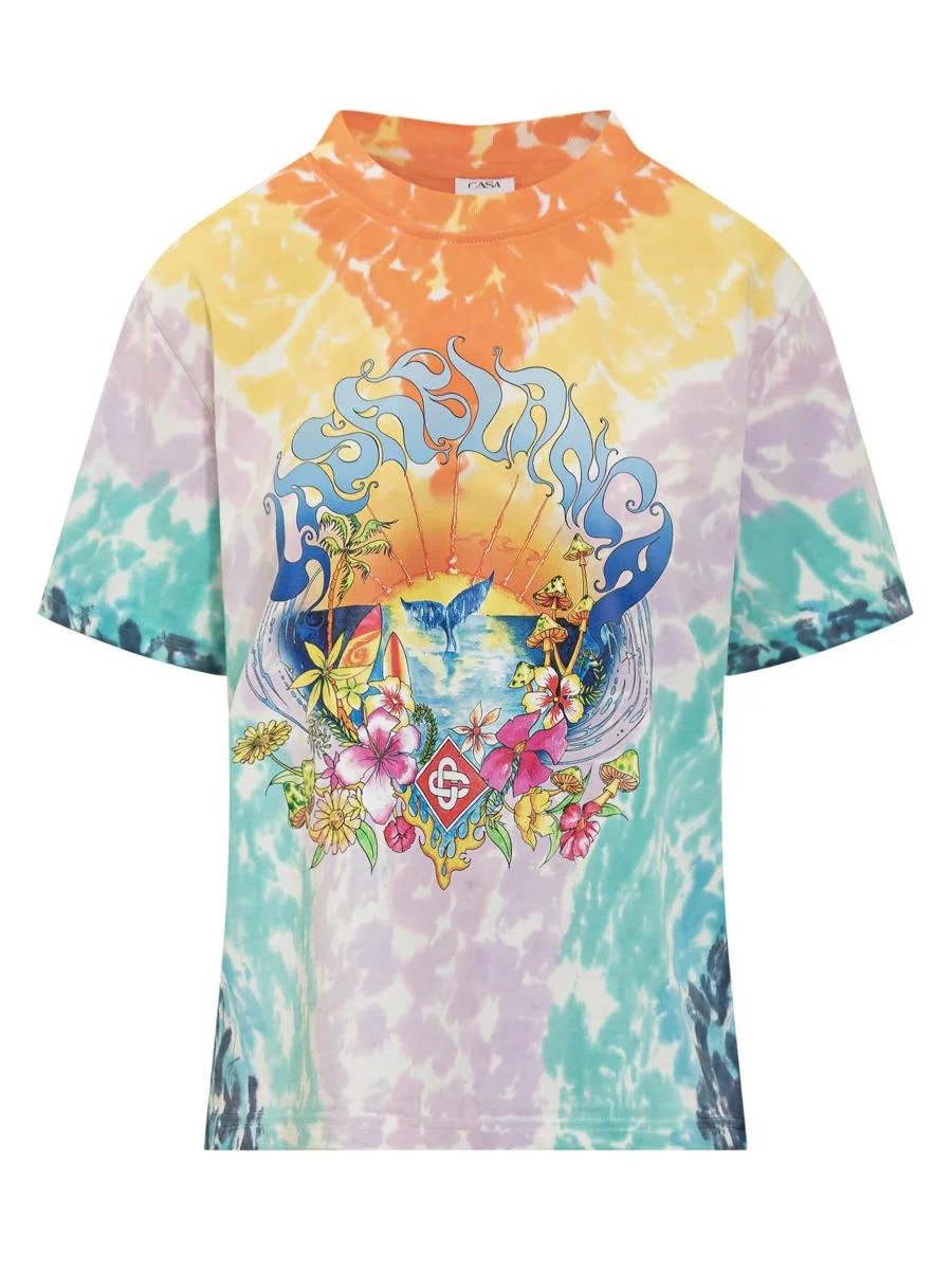 Casablanca Surf Trip Printed T-Shirt - 1