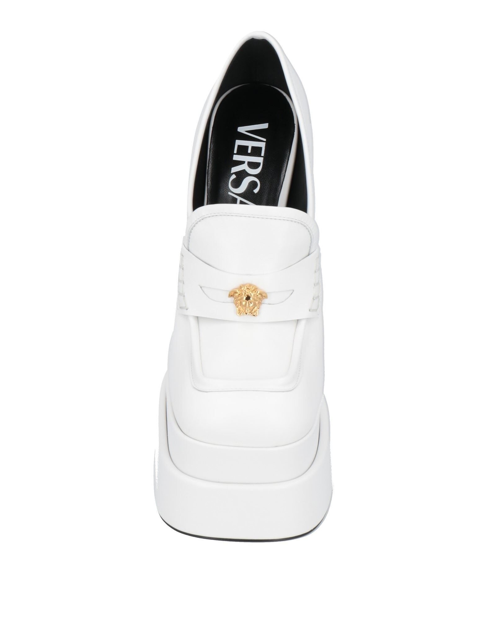 White Women's Loafers - 4