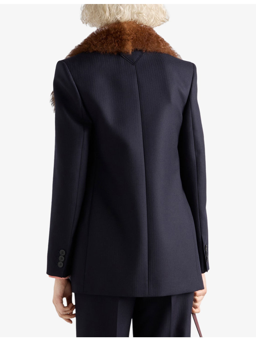 Single-Breasted Wool Blazer - 3