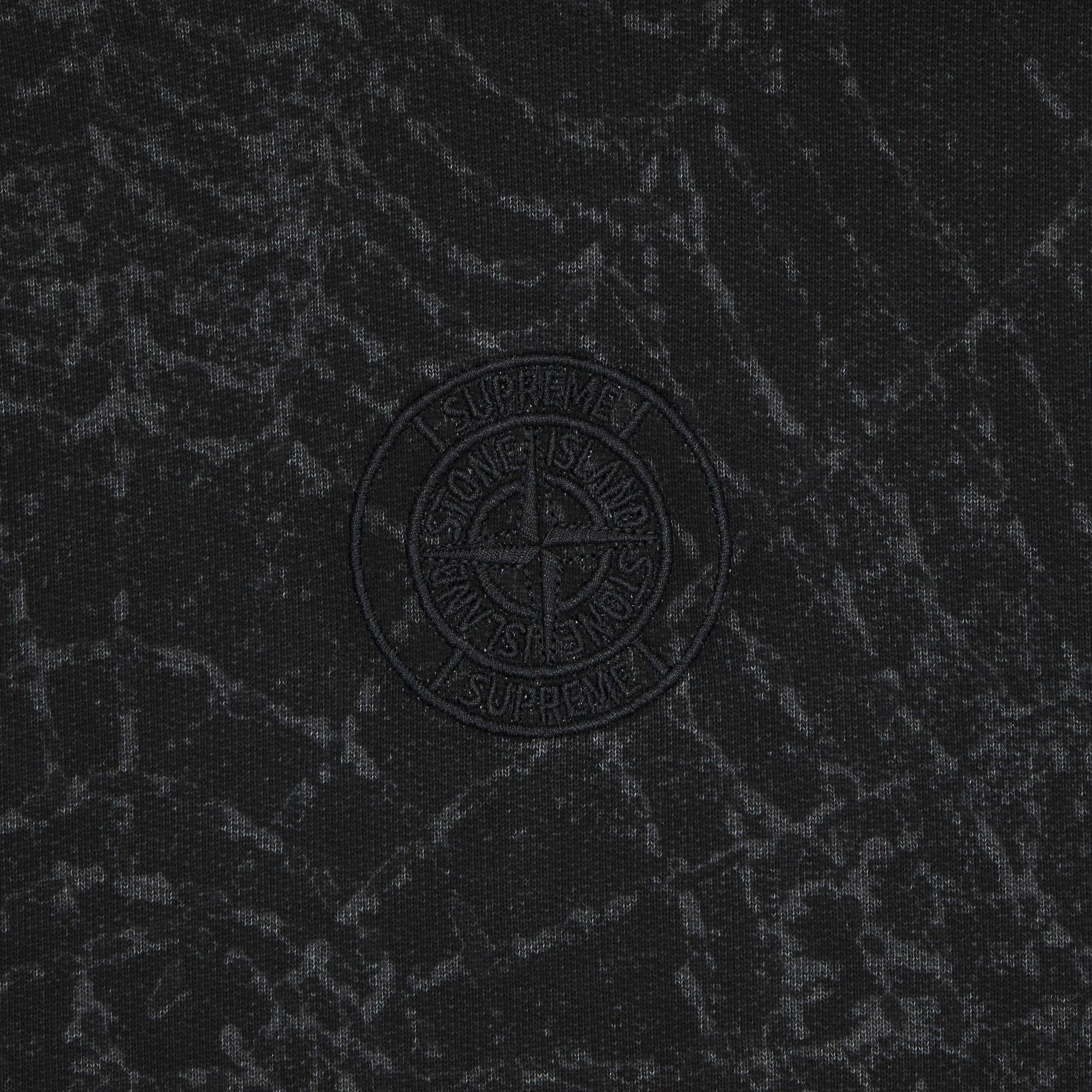 Supreme x Stone Island Hooded Sweatshirt 'Black' - 3