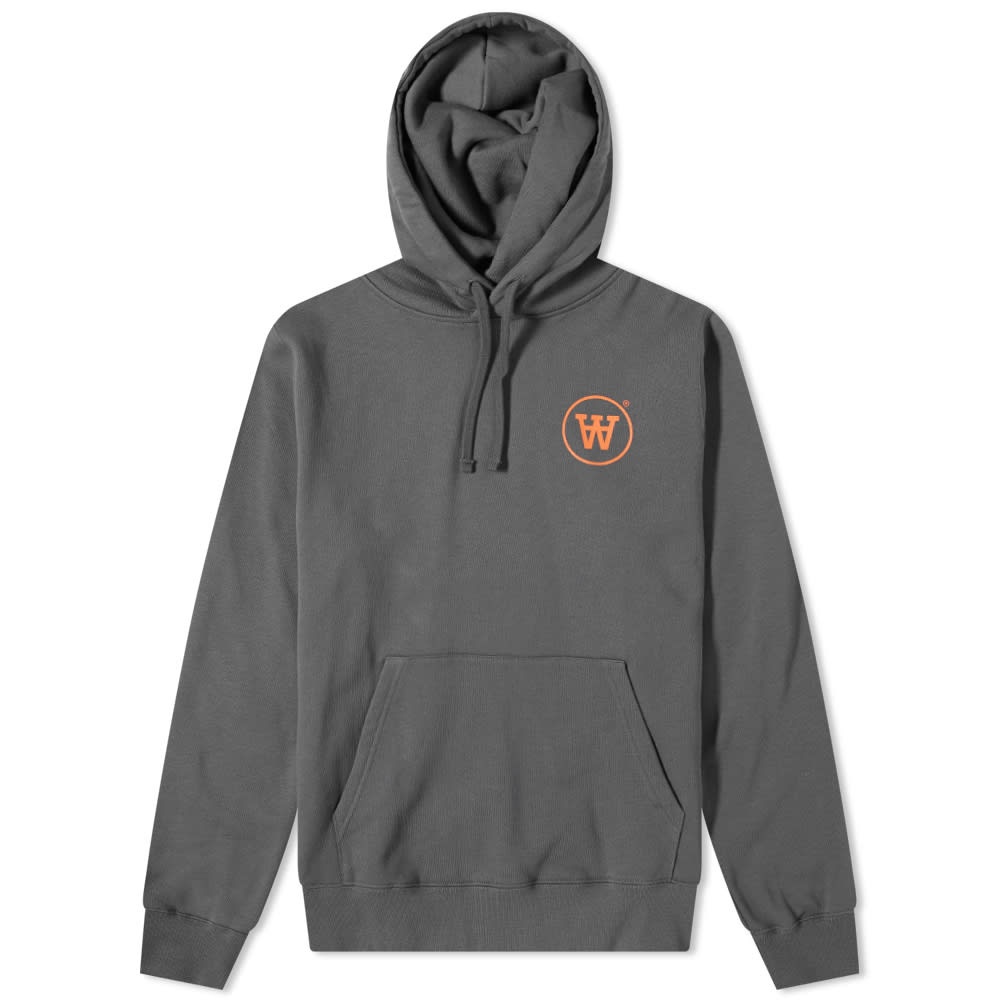 Wood Wood Ian Aa Small Logo Popover Hoody - 1