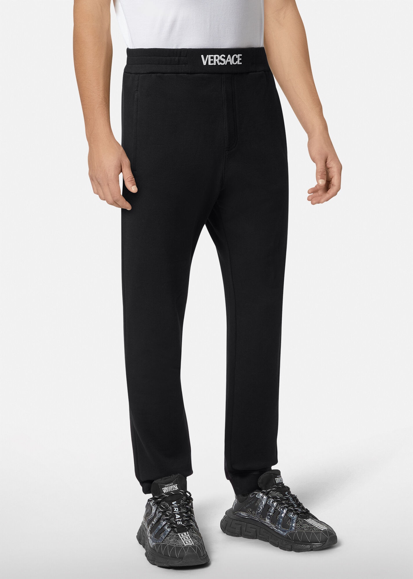 La Greca Embroidered Sweatpants - 2