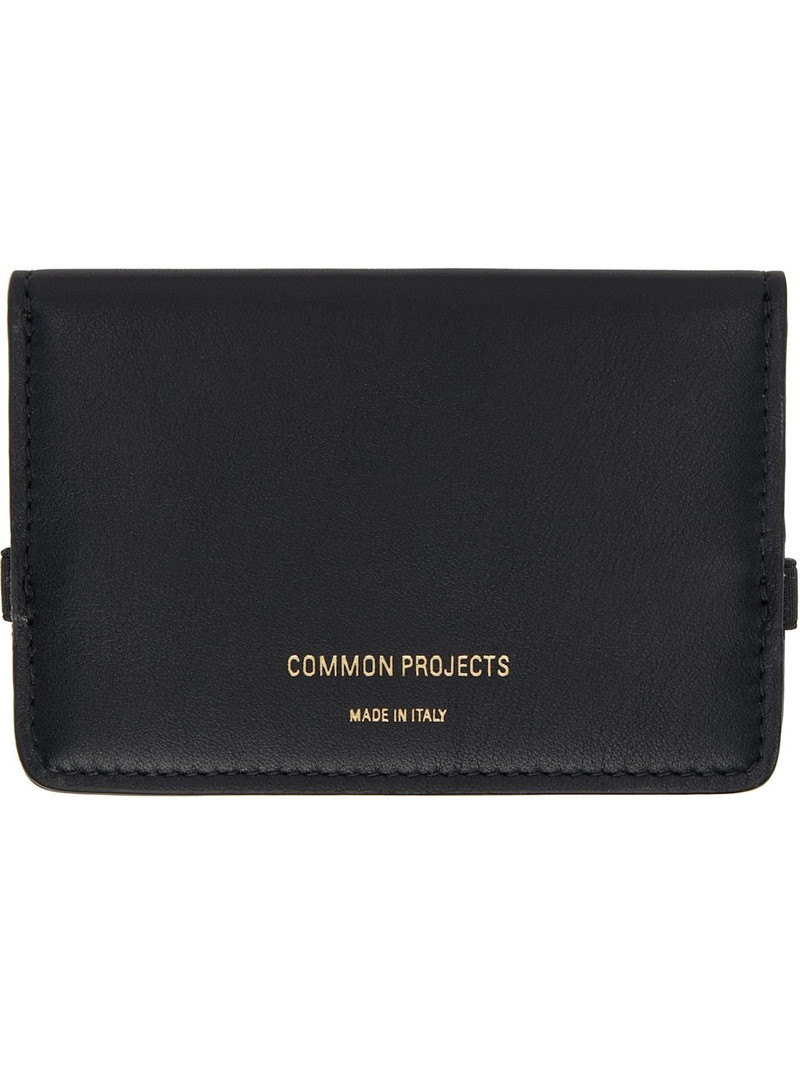 Common Projects Black Accordion Wallet outlook