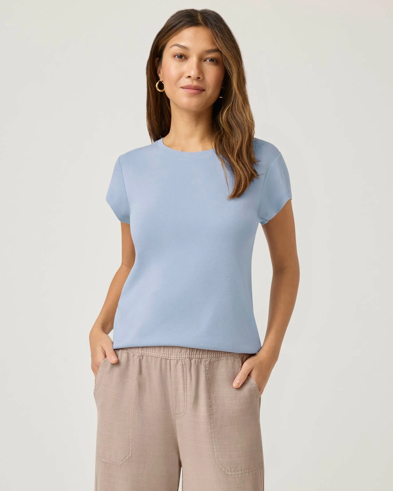 Faye Crewneck Tee - 1