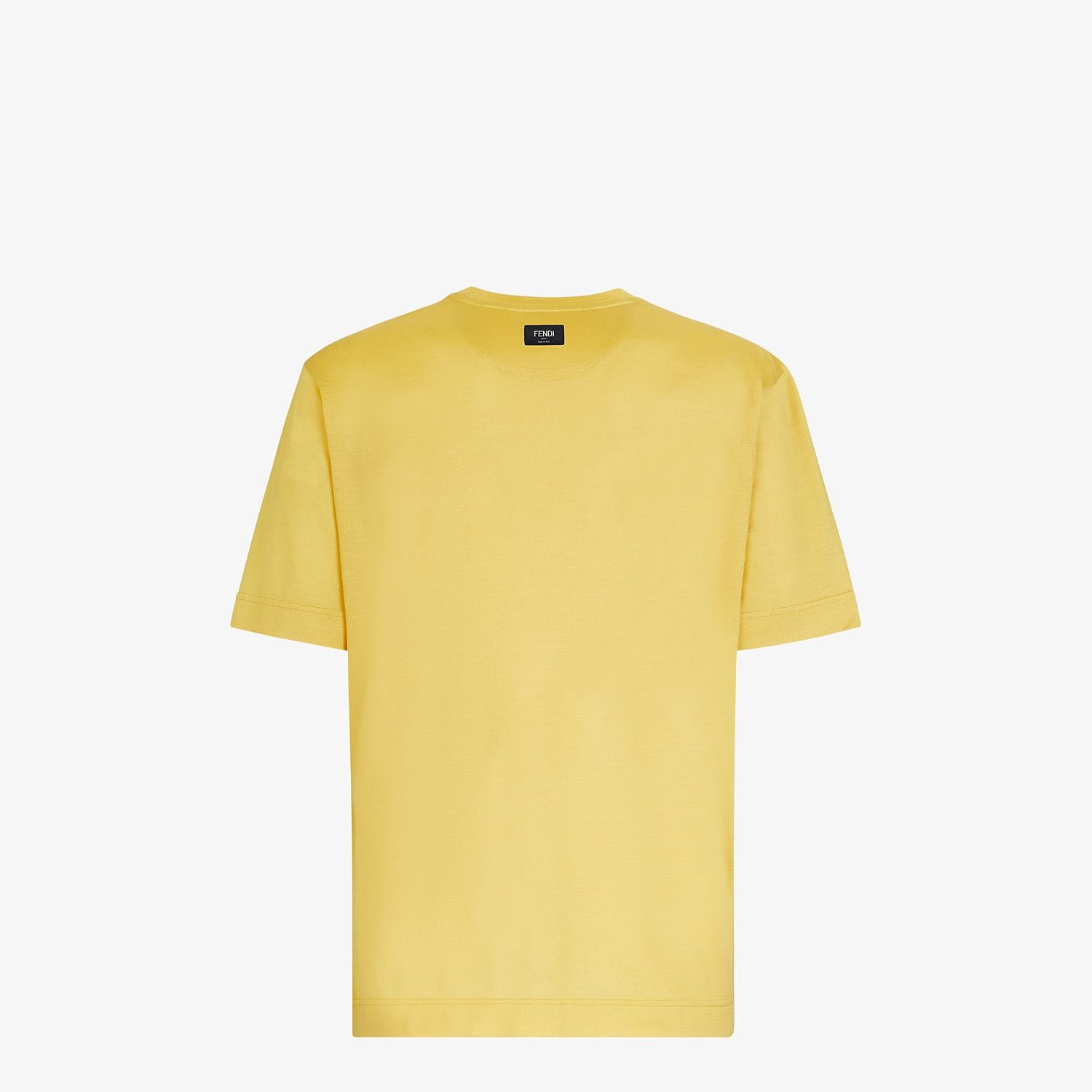 Yellow silk T-shirt - 2