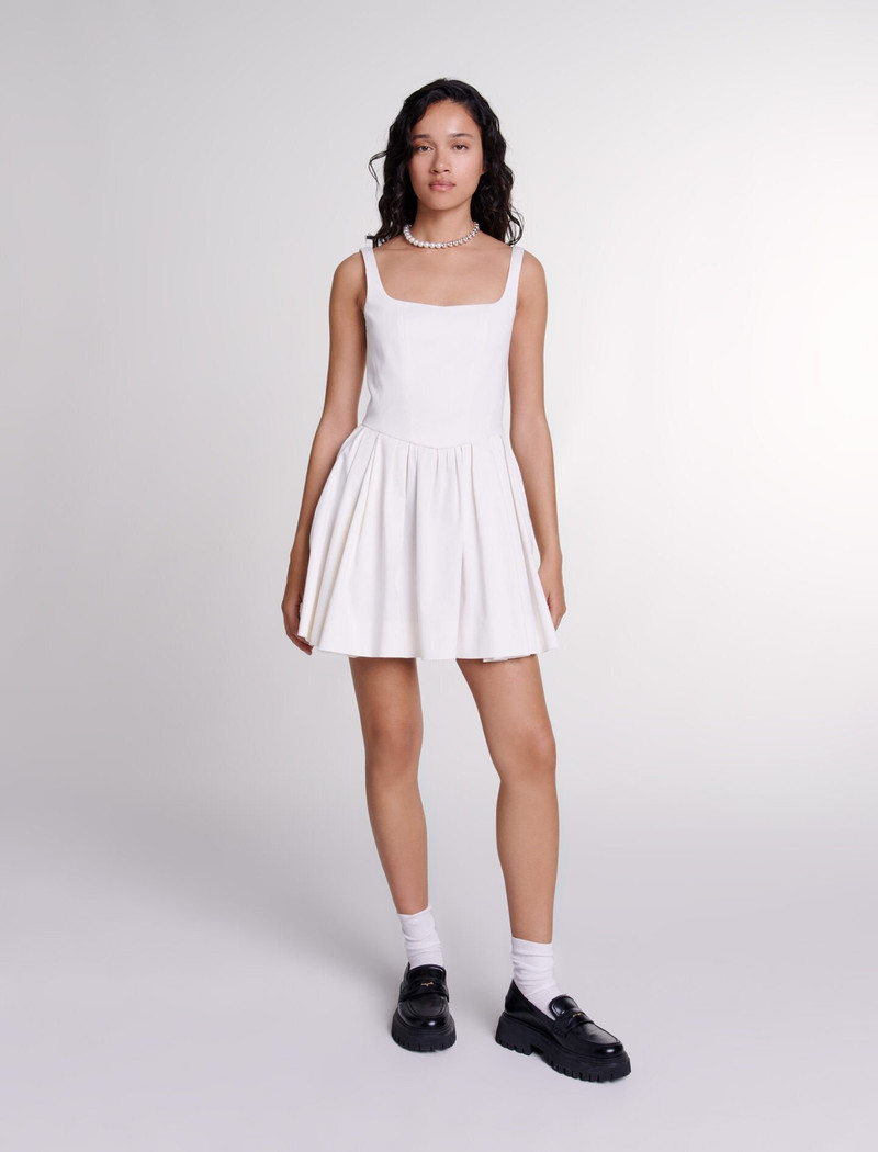 maje Short cotton dress outlook