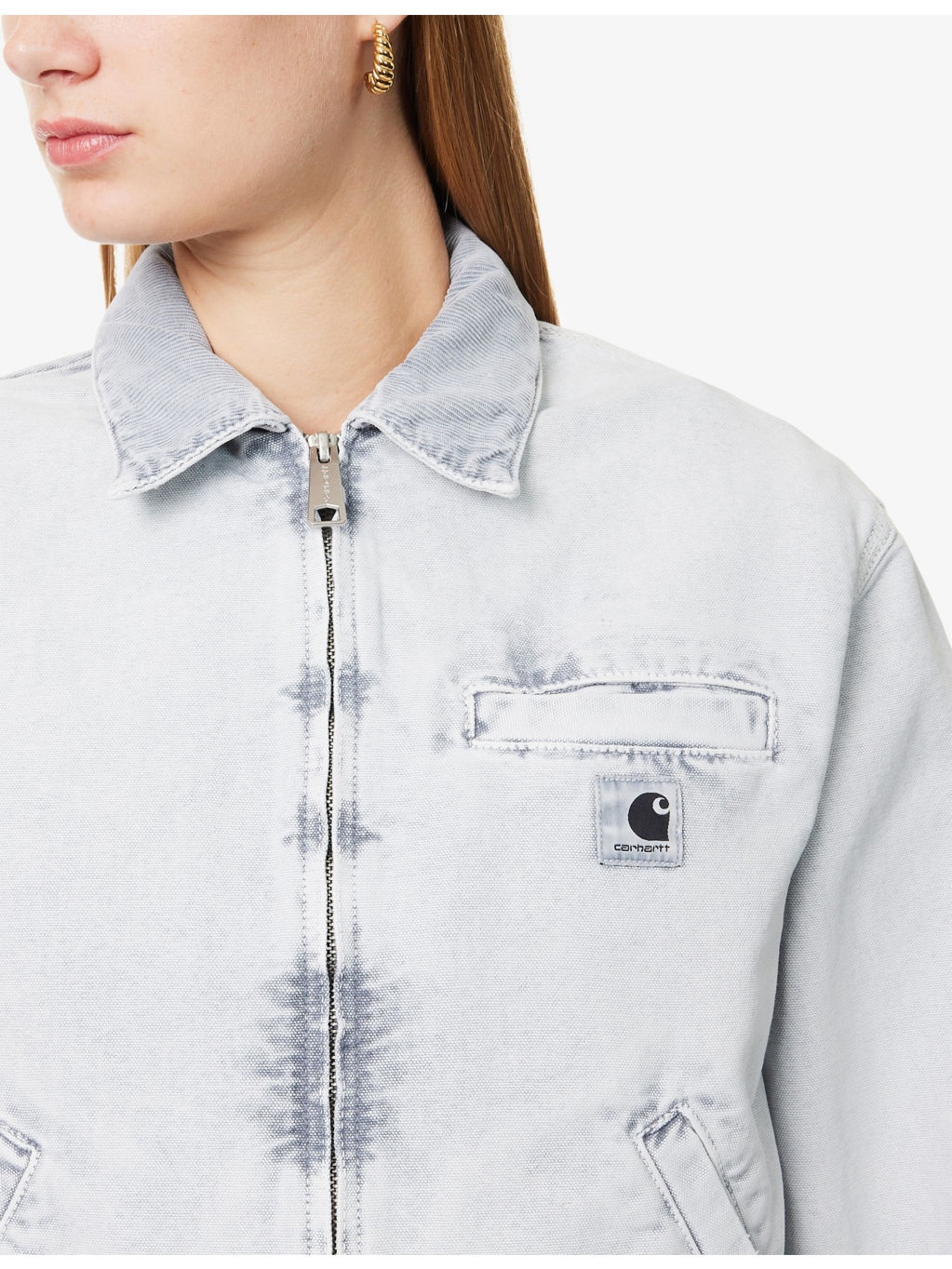 W' Emery Corduroy-Collar Denim Jacket - 5
