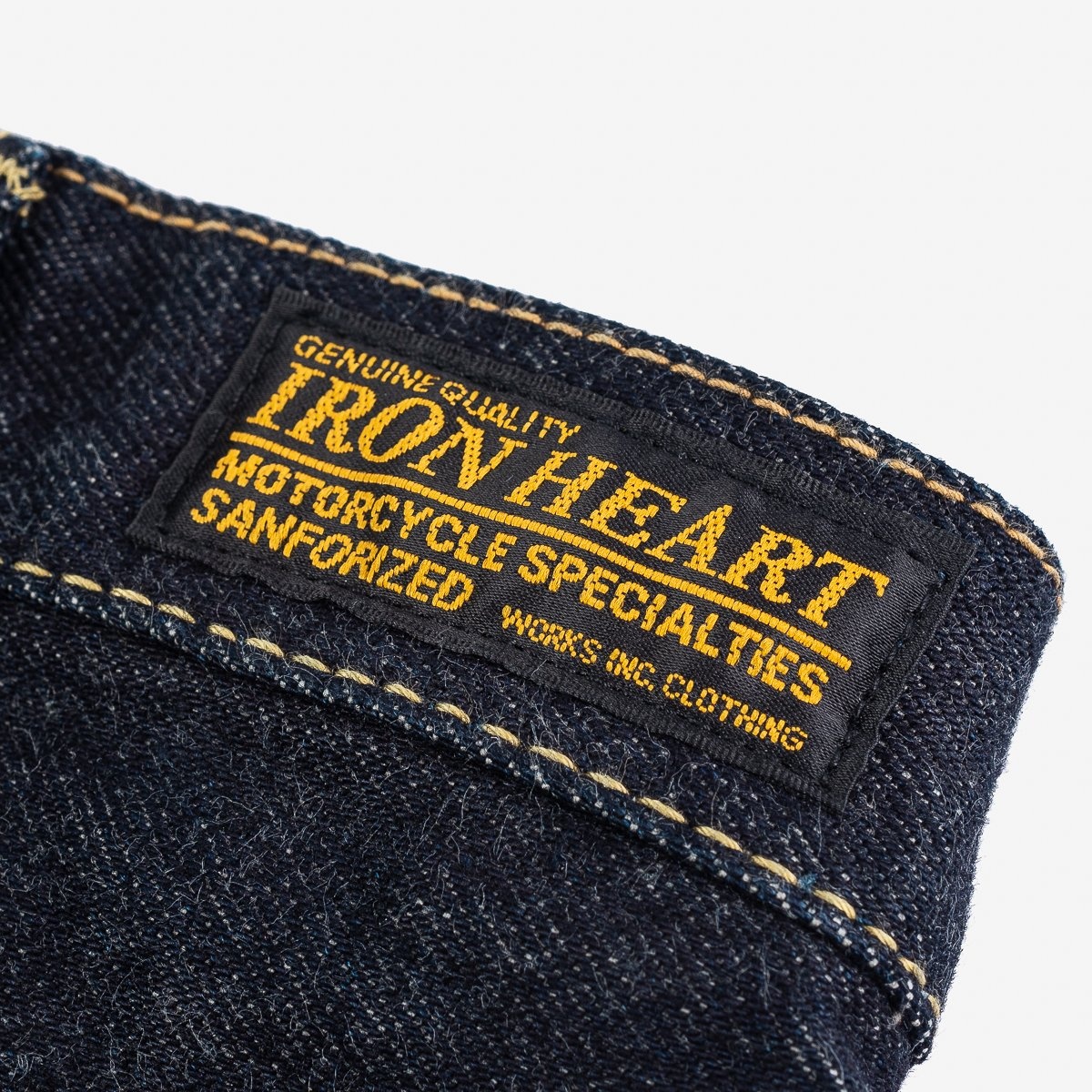 IH-828-IND 14oz Selvedge Double Knee Work Pants - Indigo - 11