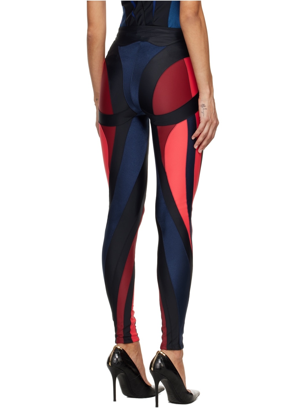 Multicolor Spiral Leggings - 3