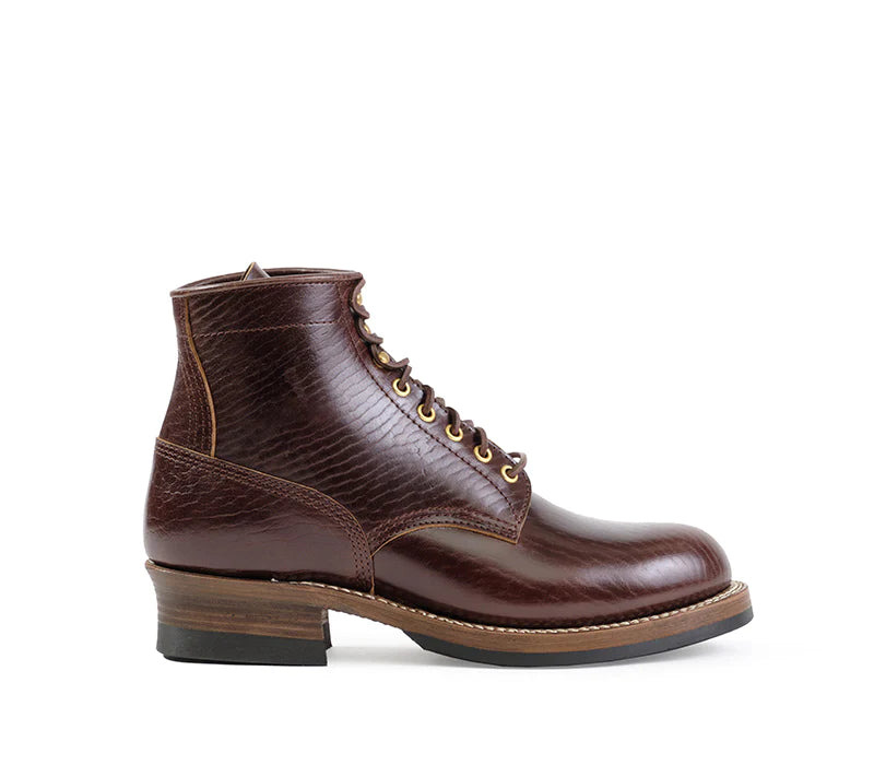 LK-032 Steel Gang Boots Shinki Hikaku Horsebutt Dark Brown - 4