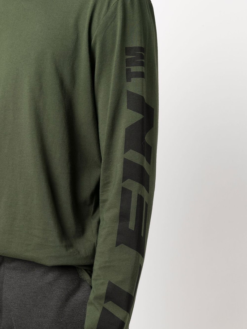 logo-print long-sleeved T-shirt 5