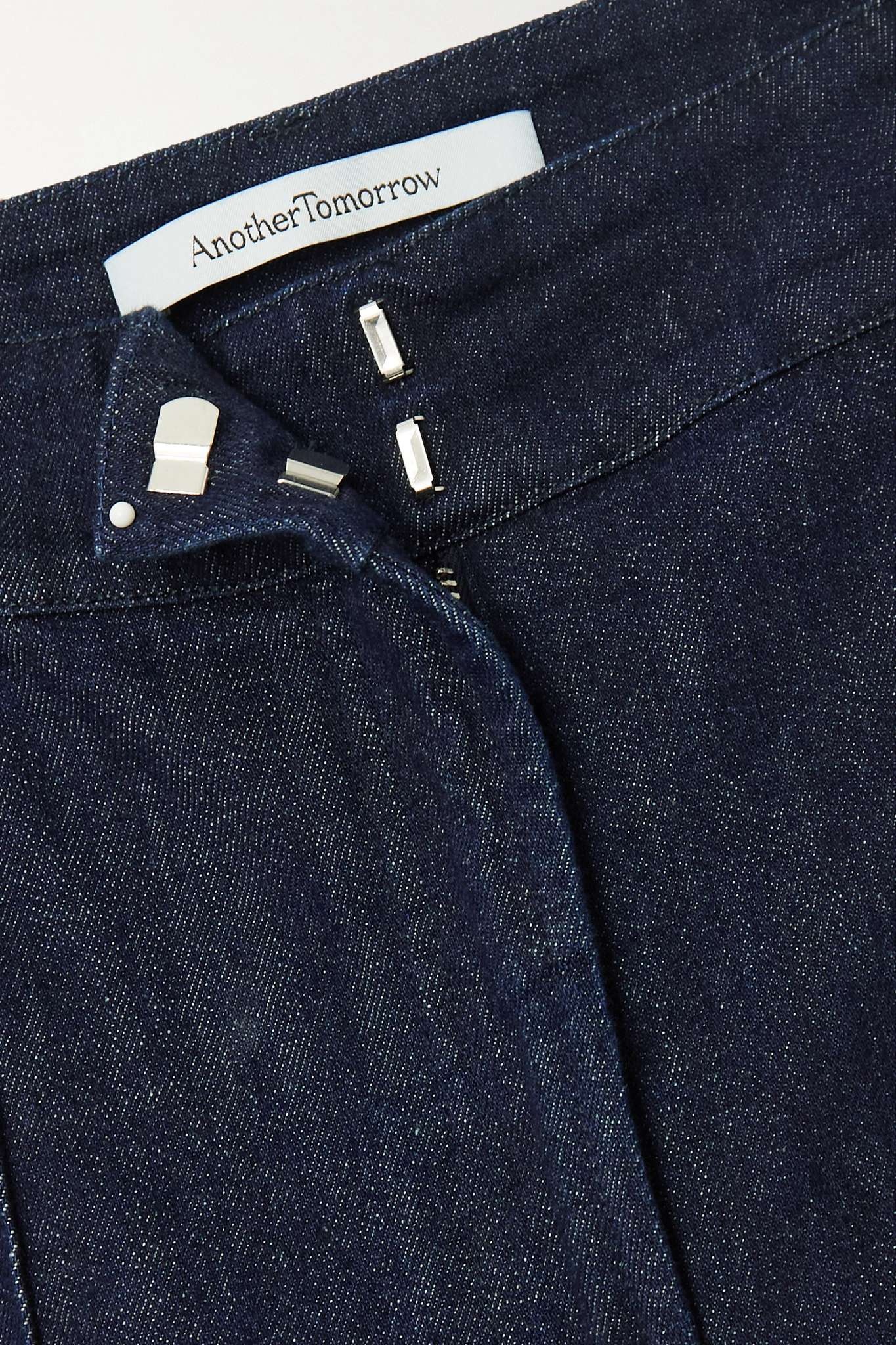 + NET SUSTAIN high-rise straight-leg stretch organic jeans - 5