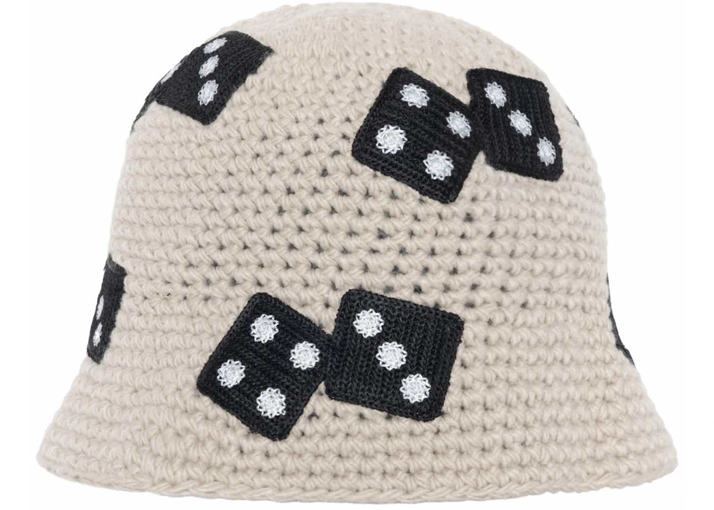 Stussy Dice Knit Bucket Hat Purple - 2